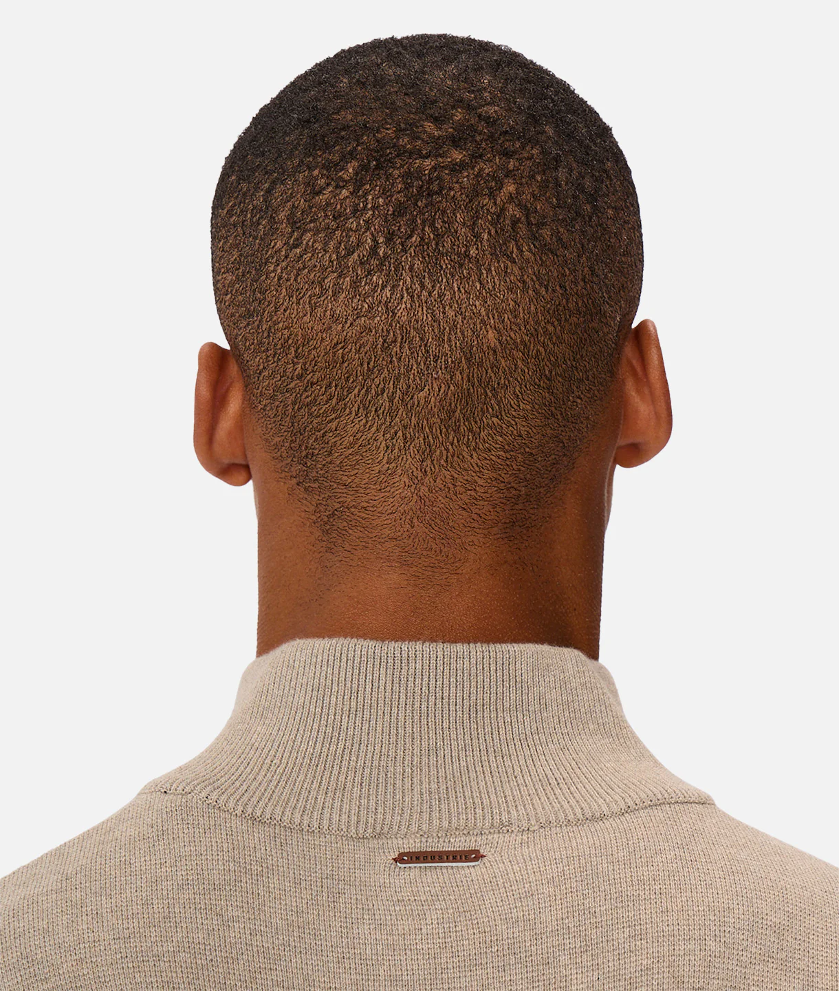 The Lakewood Zip Neck Knit - Wheat Marle - Image 7