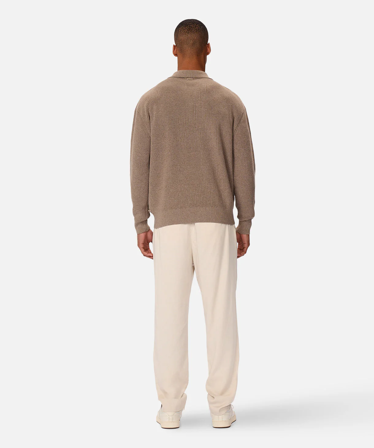 The New England Polo Sweater - Walnut - Image 5