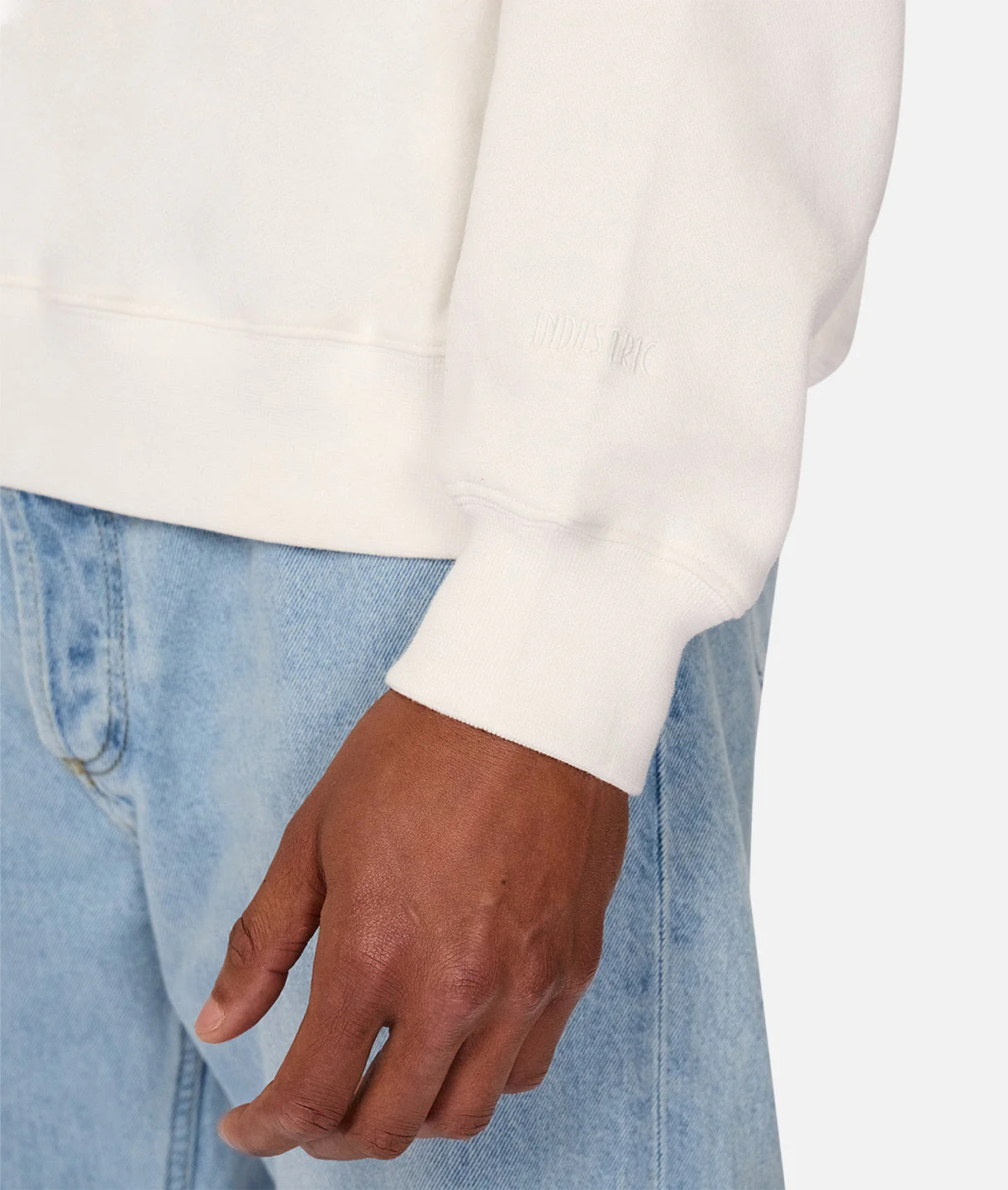 The Del Sur Solid Sweat - Chalk - Image 6