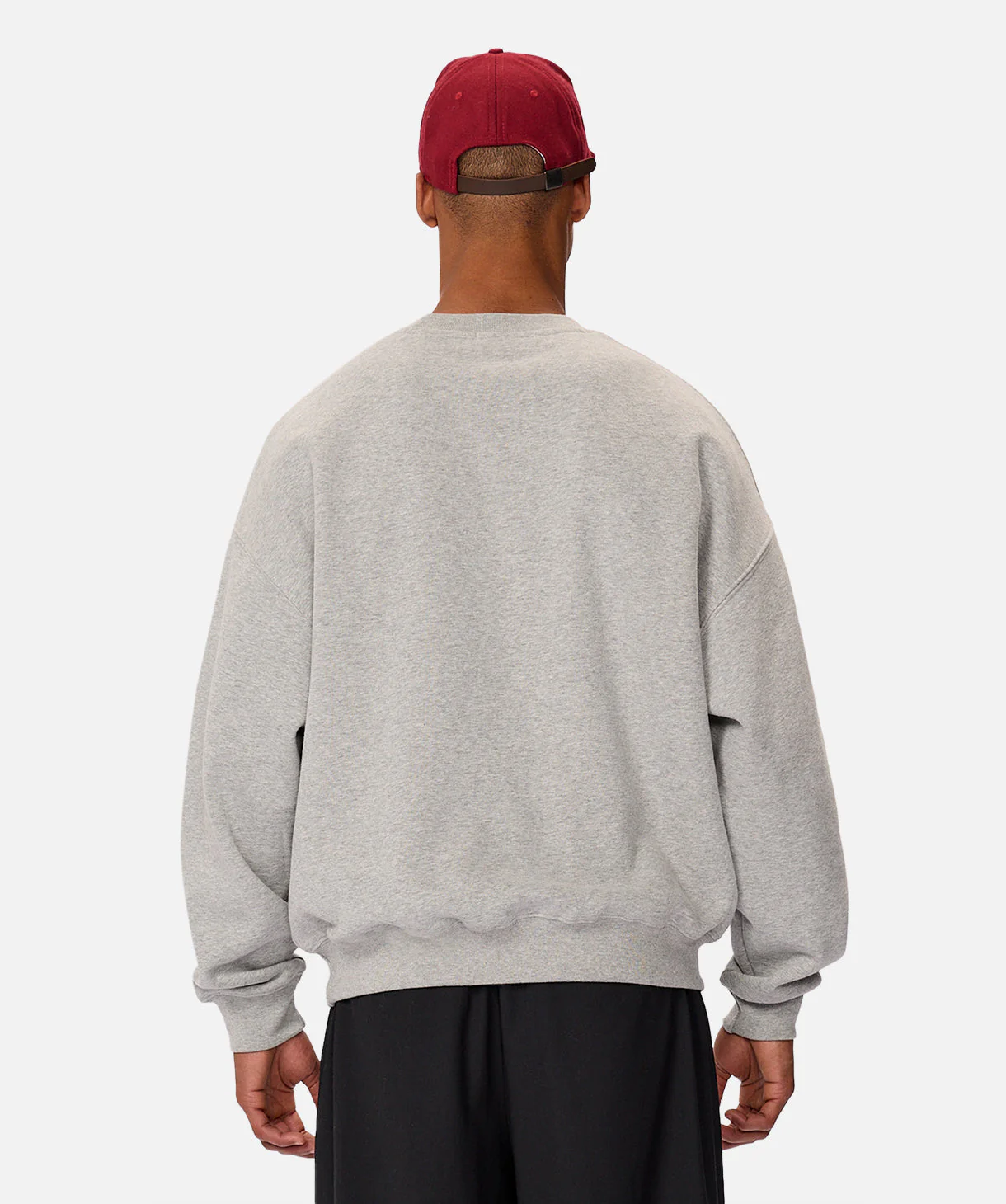 The Del Sur Marle Sweat - Mid Grey Marle - Image 7