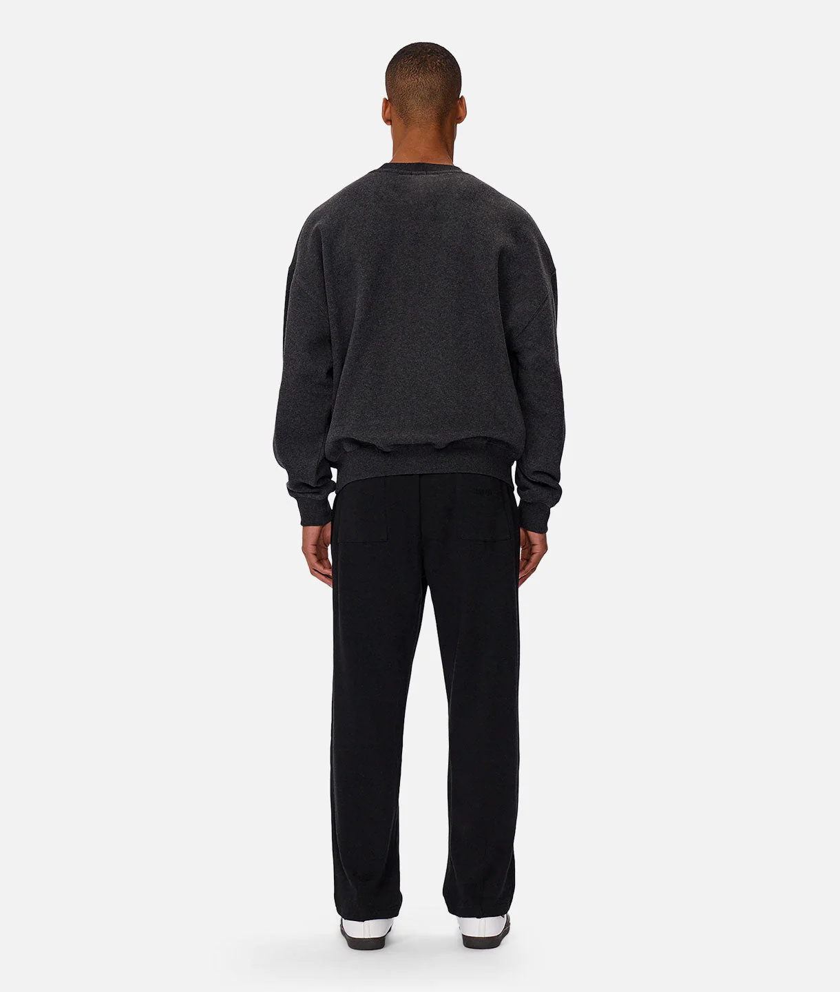 The Del Sur Marle Sweat - Charcoal marle - Image 3