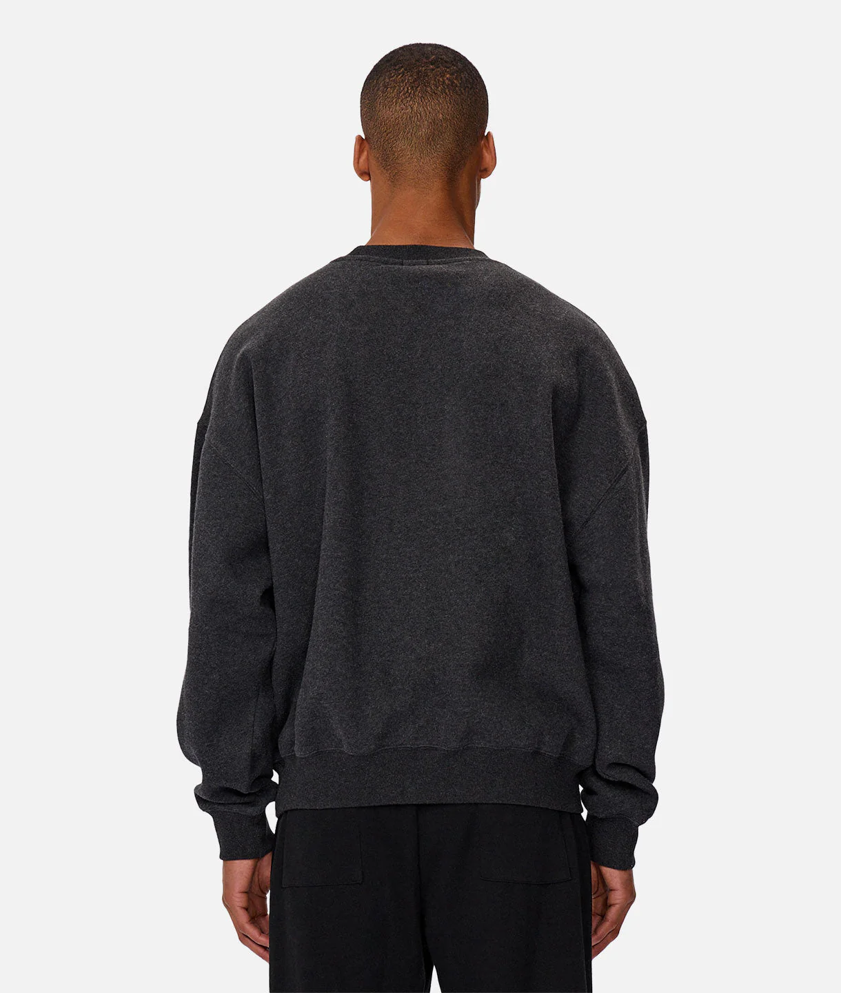 The Del Sur Marle Sweat - Charcoal marle - Image 4