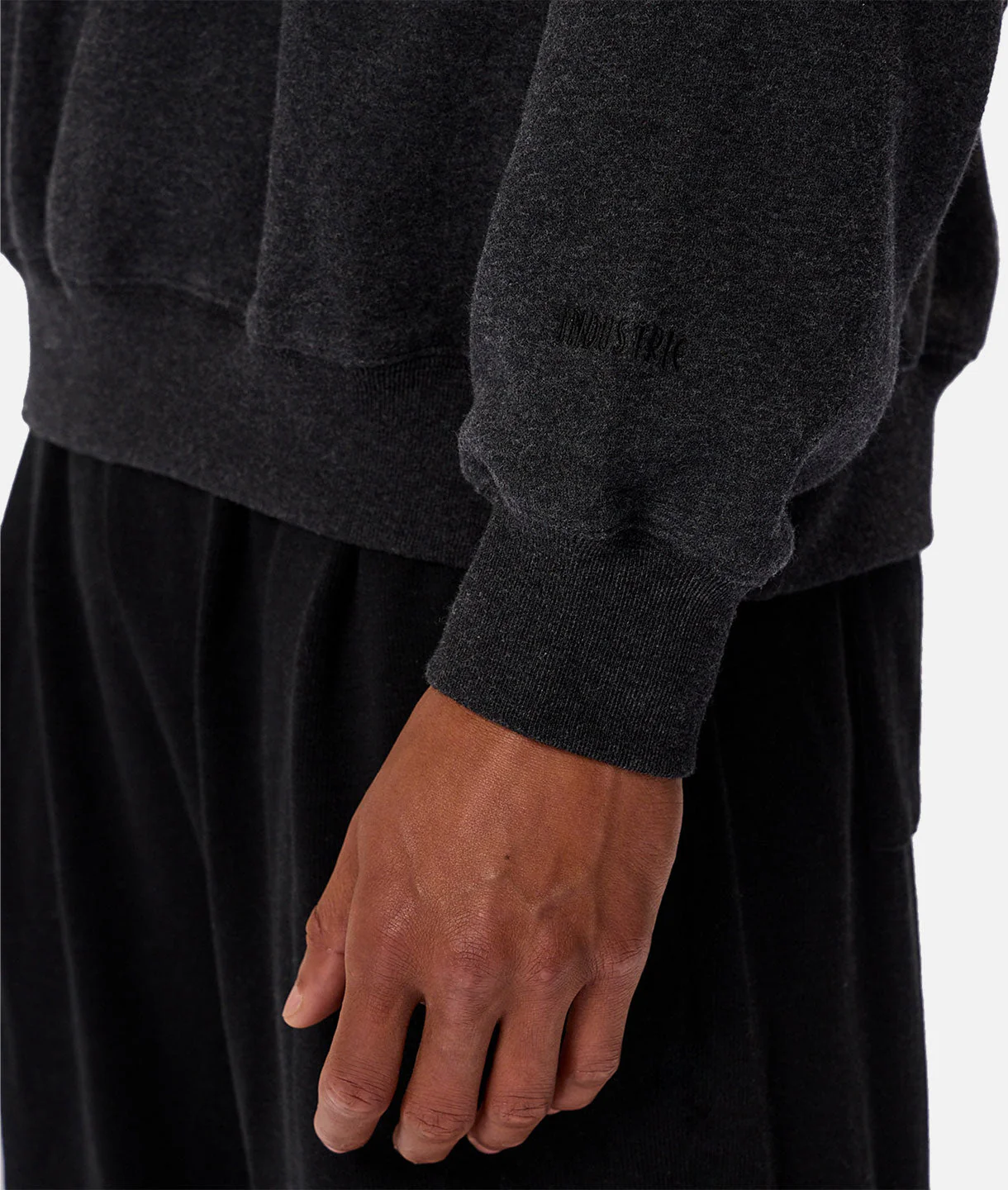 The Del Sur Marle Sweat - Charcoal marle - Image 7
