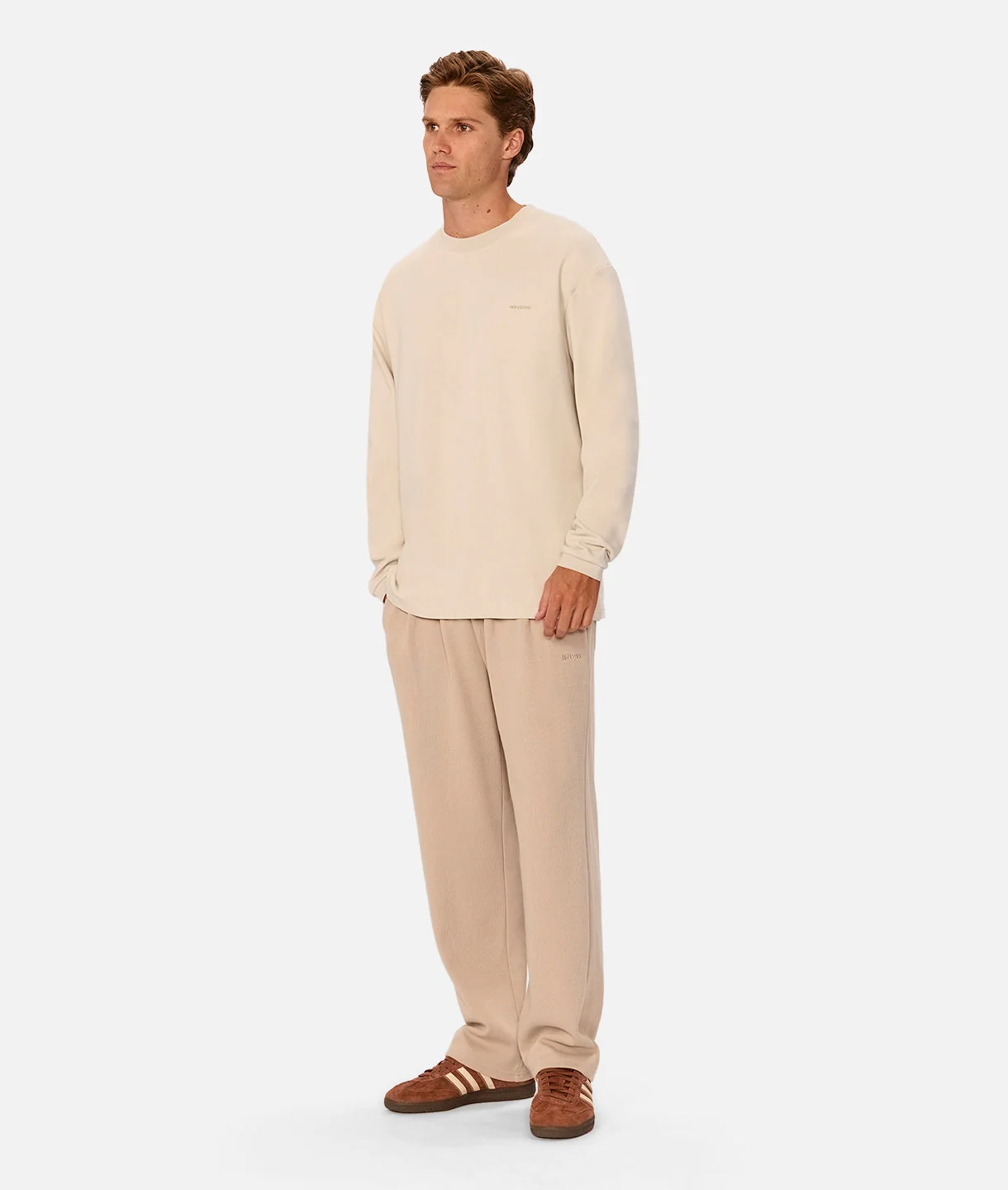 The Newport Long Sleeve T-Shirt - Grain - Image 3