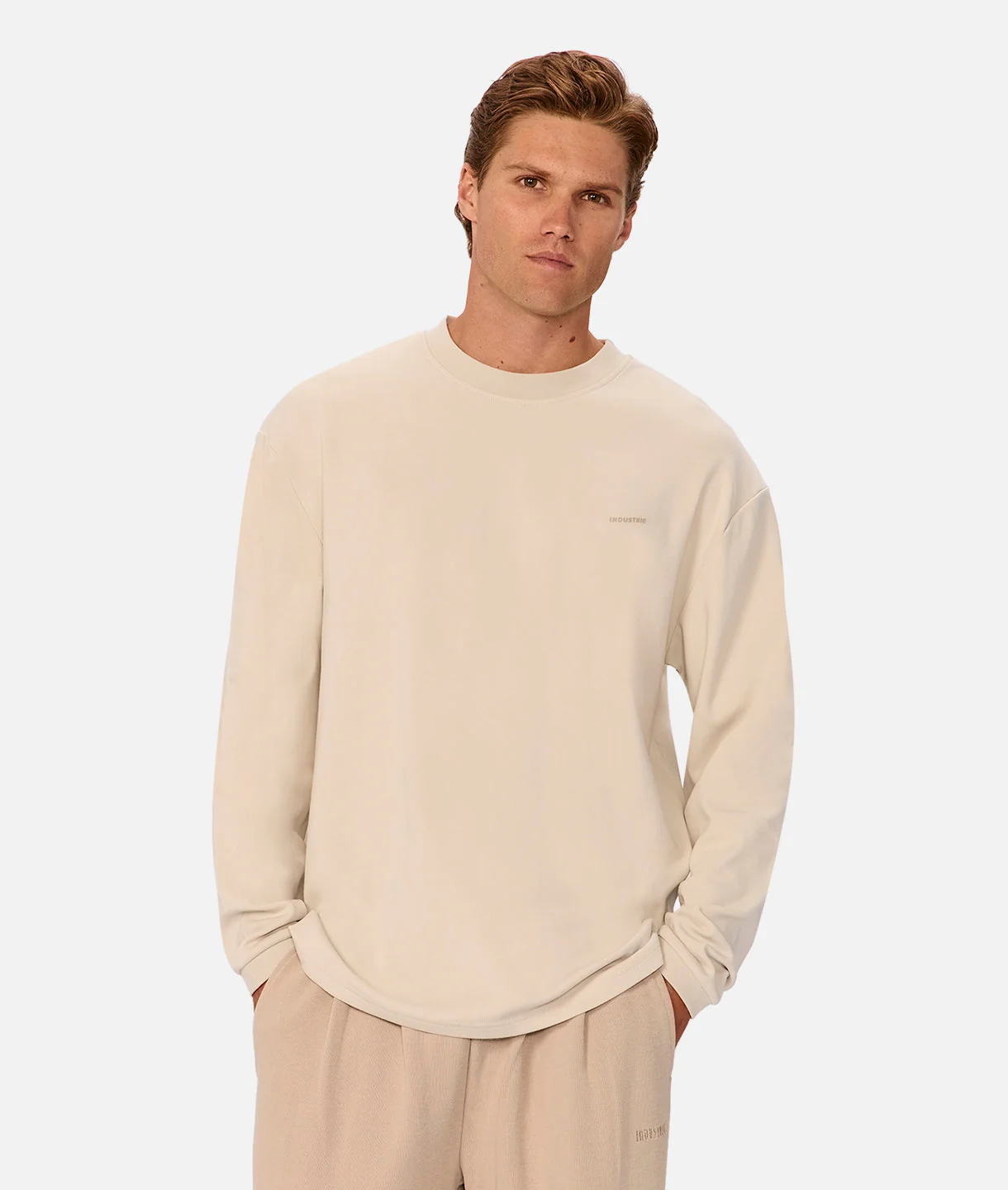 The Newport Long Sleeve T-Shirt - Grain - Image 4