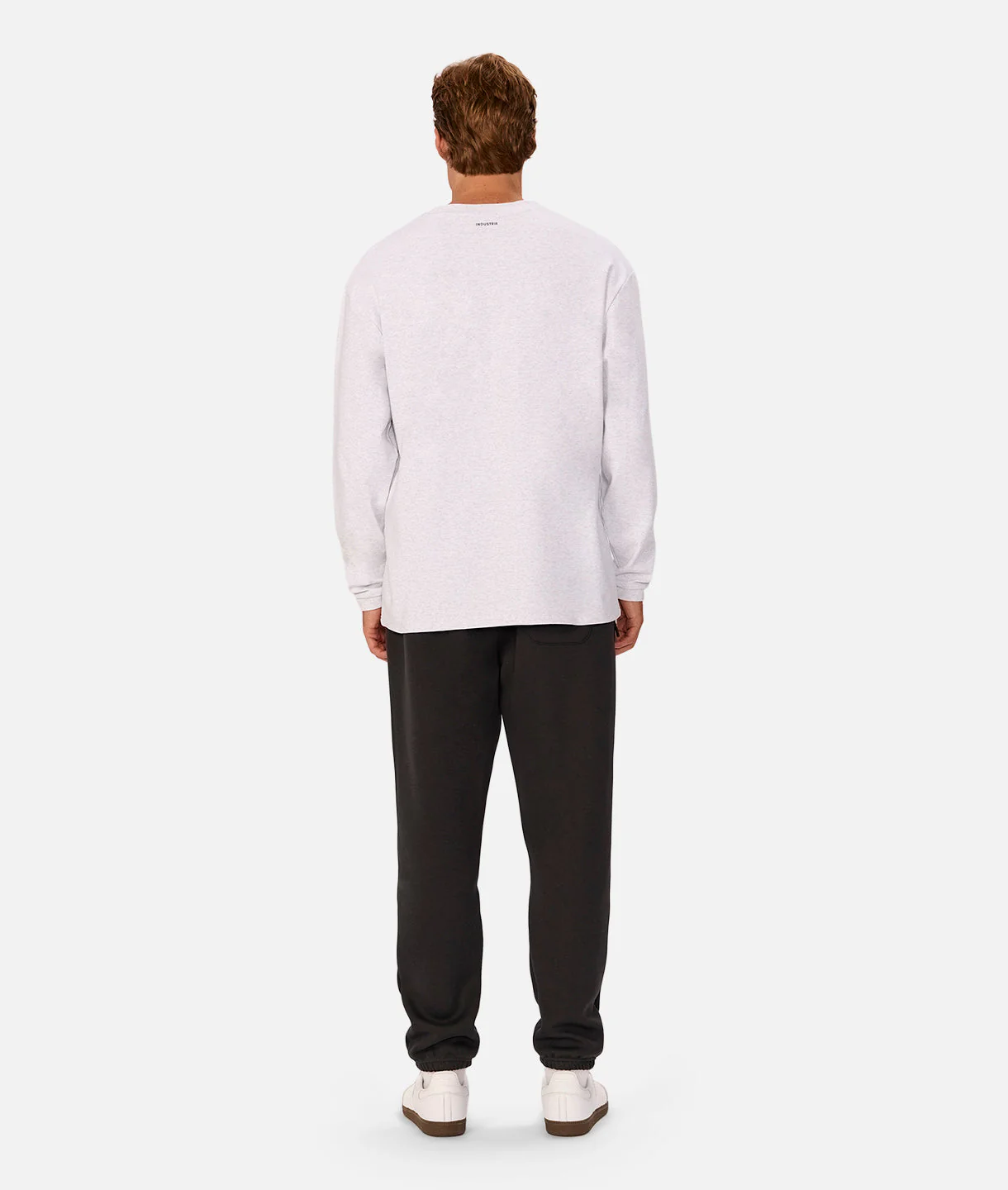 The Newport Long Sleeve T-Shirt - New Marle Grey - Image 7