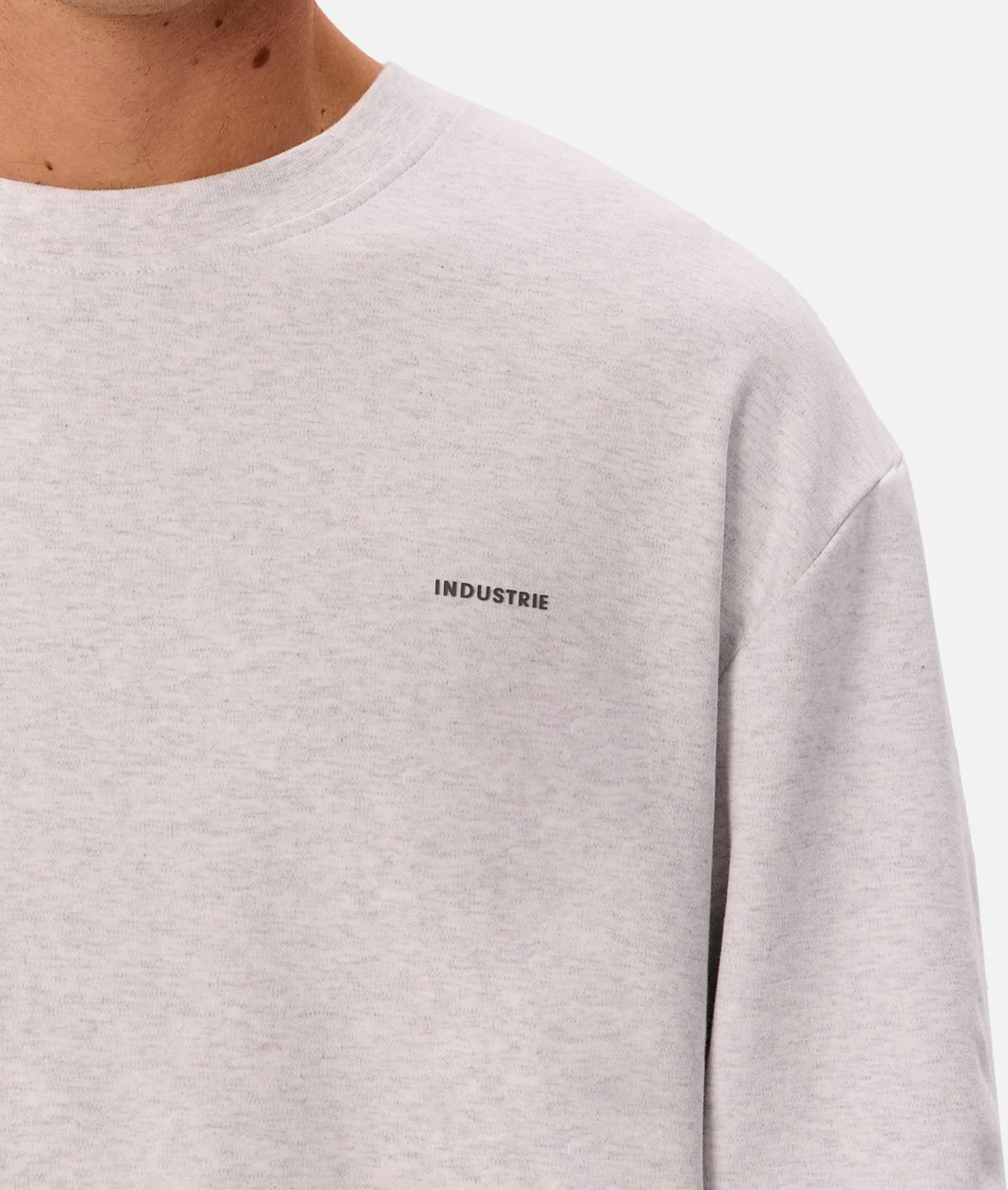 The Newport Long Sleeve T-Shirt - New Marle Grey - Image 8