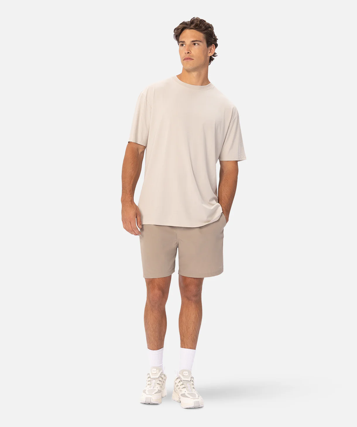 The Freeman Athletic T-Shirt - Stone - Image 3