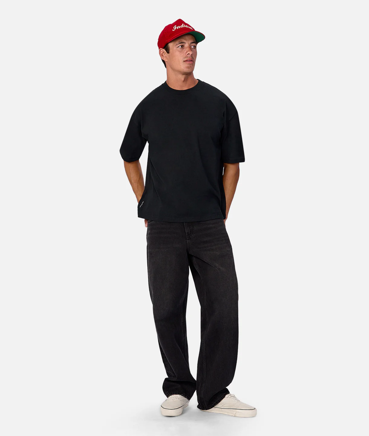 The Del Mar Boxy T-Shirt - Black - Image 12