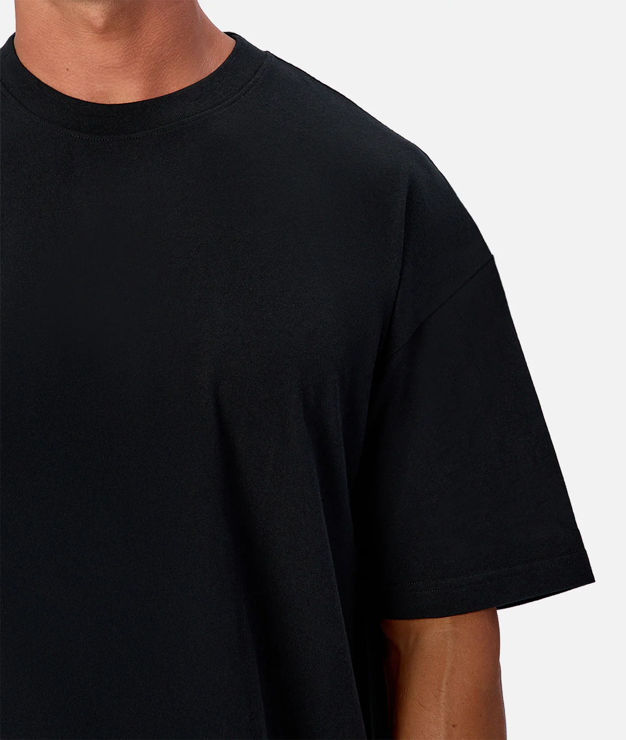 The Del Mar Boxy T-Shirt - Black - Image 7