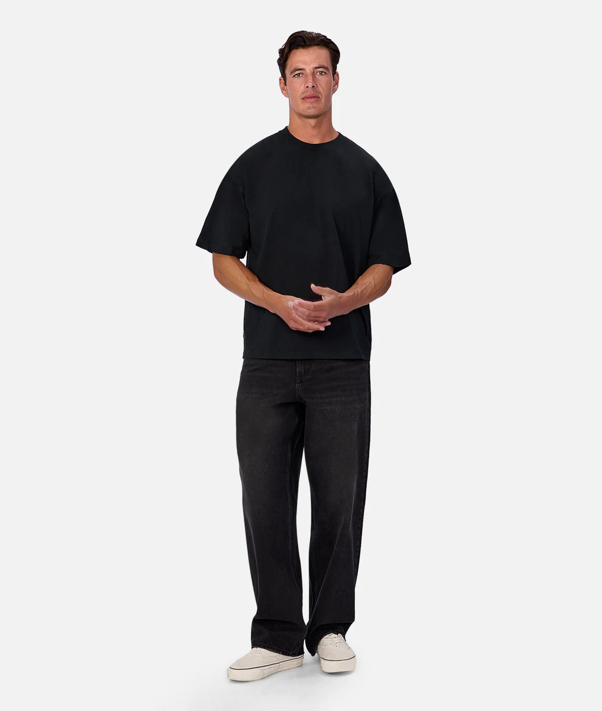 The Del Mar Boxy T-Shirt - Black - Image 9