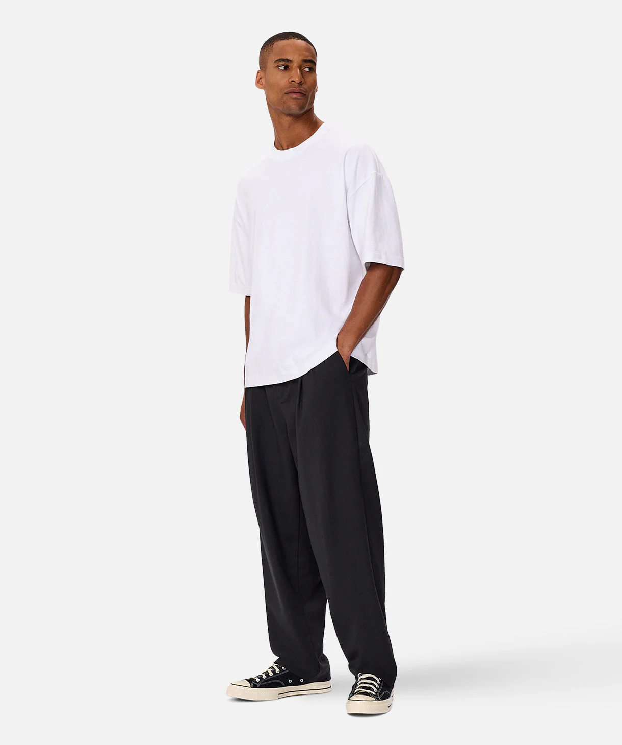 The Del Mar Boxy T-Shirt - White - Image 3