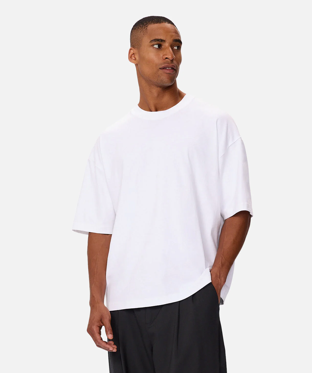 The Del Mar Boxy T-Shirt - White - Image 4