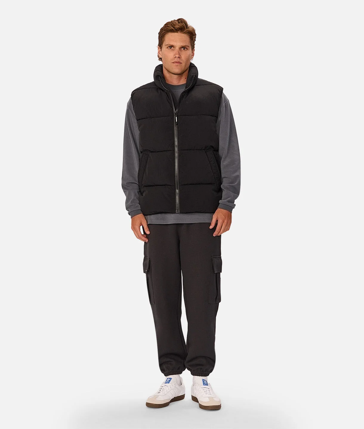 The Busan Puffer Vest - Black - Image 3