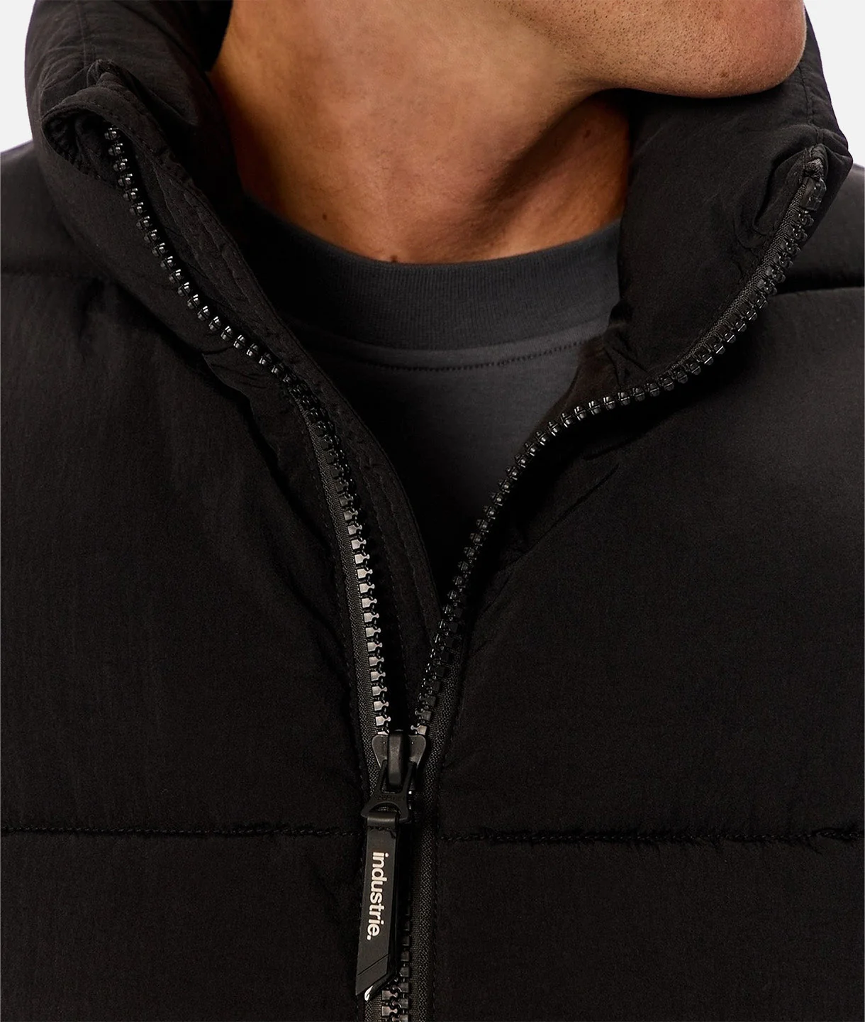 The Busan Puffer Vest - Black - Image 8