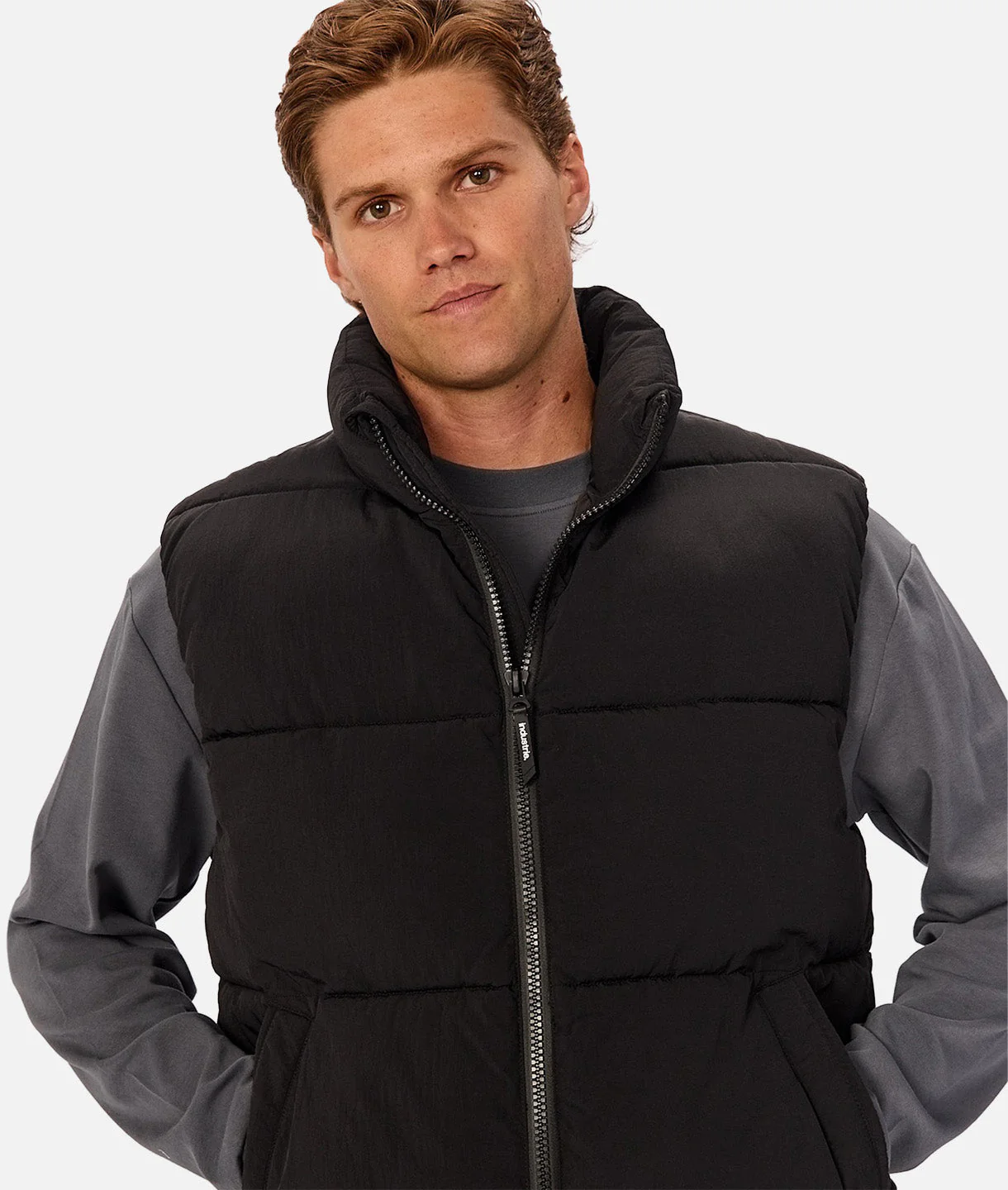 The Busan Puffer Vest - Black - Image 9