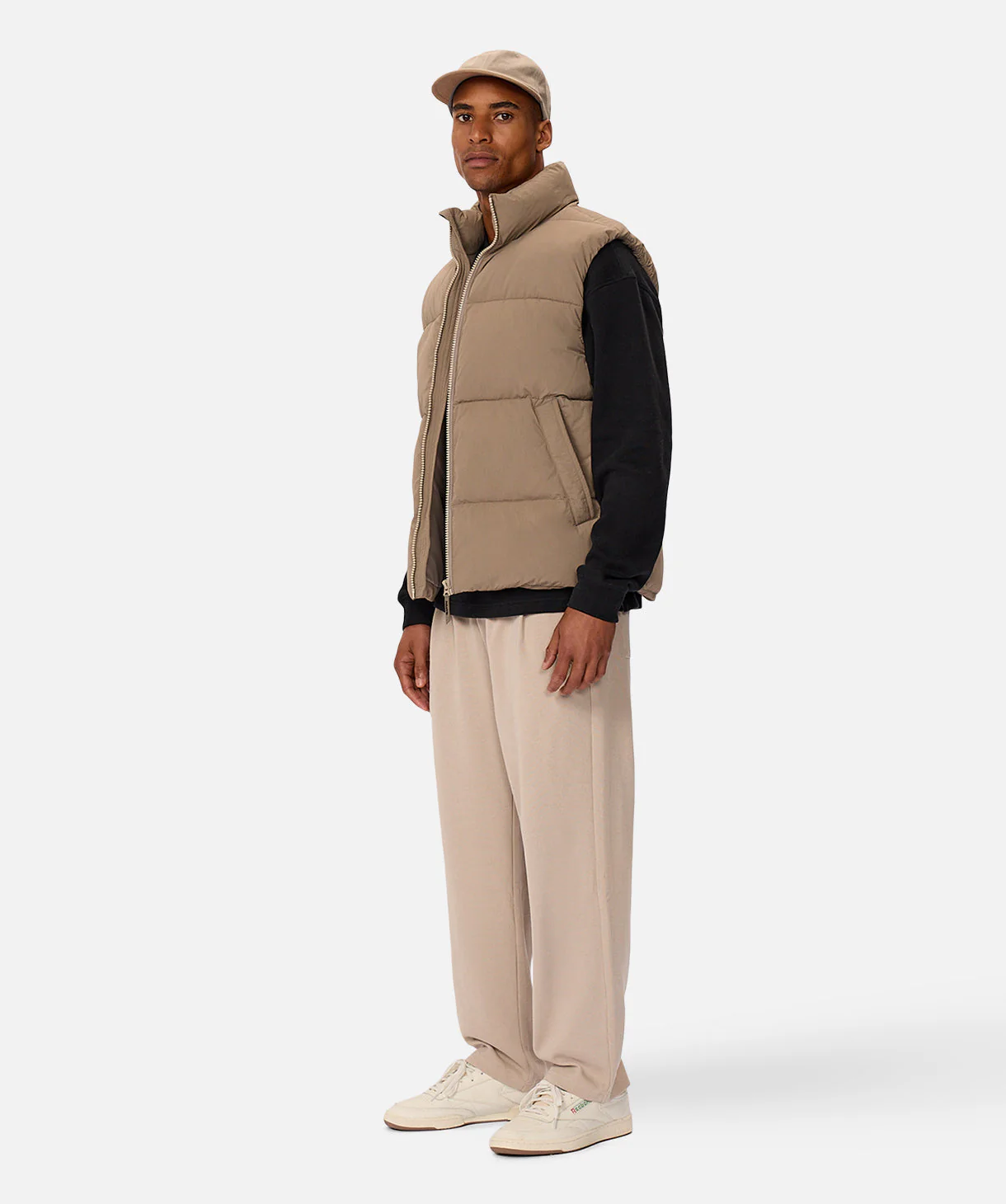 The Busan Puffer Vest - Light Brindle - Image 4