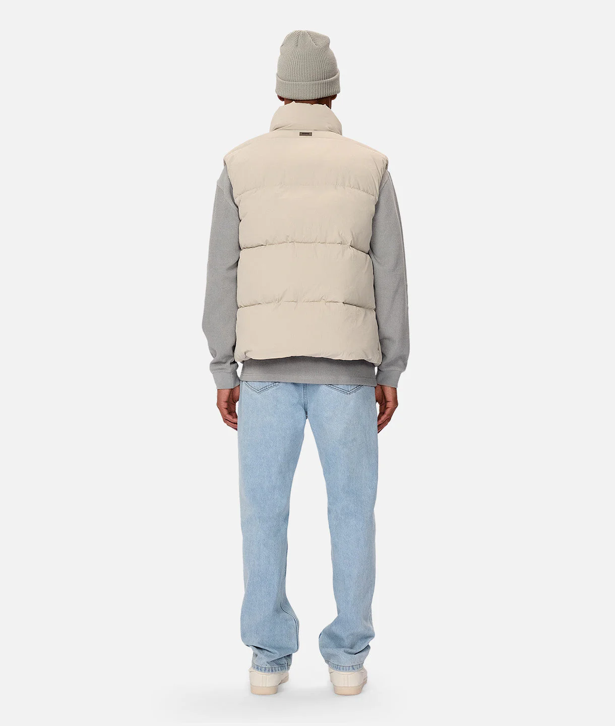The Busan Puffer Vest - Stone - Image 5