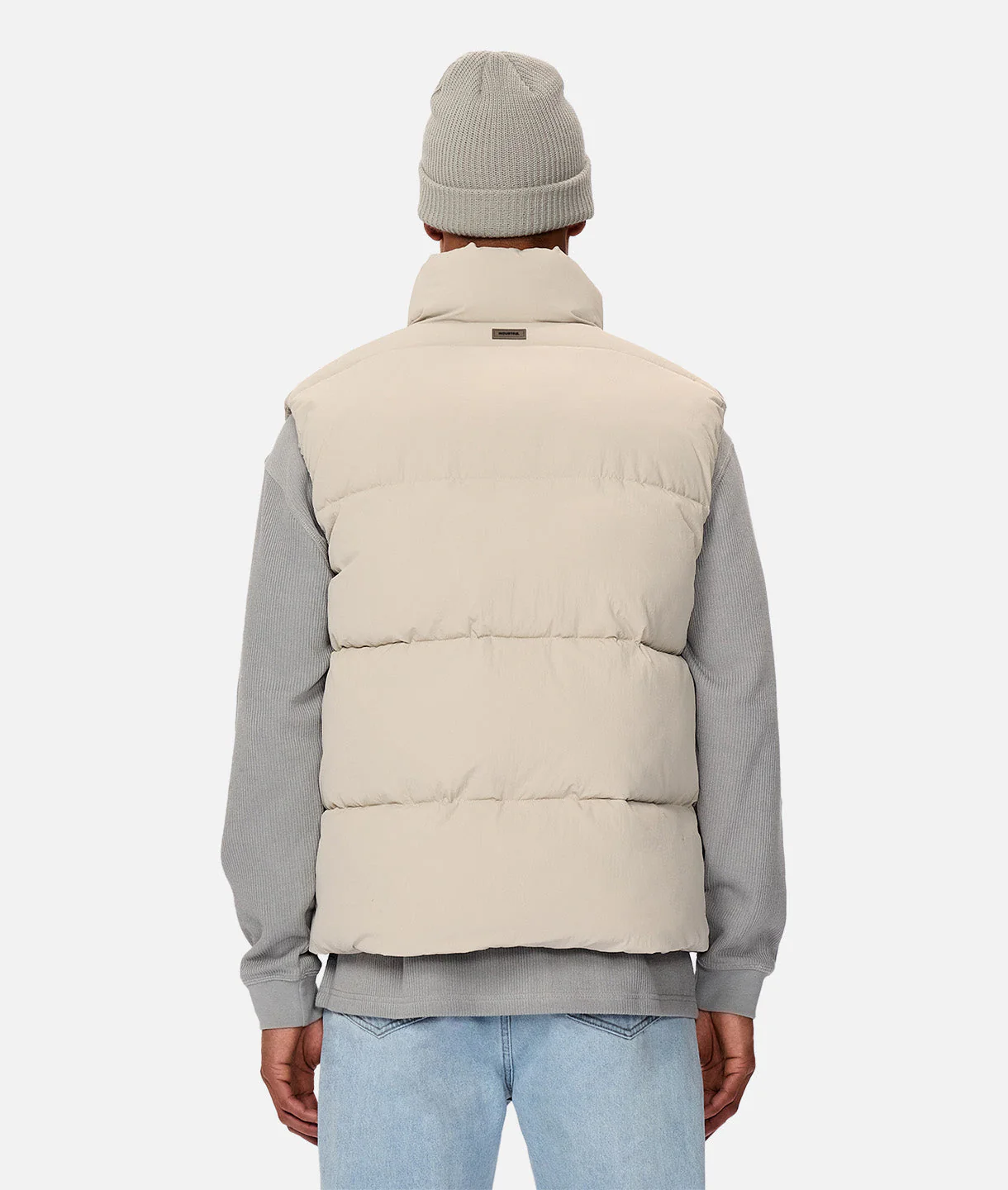 The Busan Puffer Vest - Stone - Image 6
