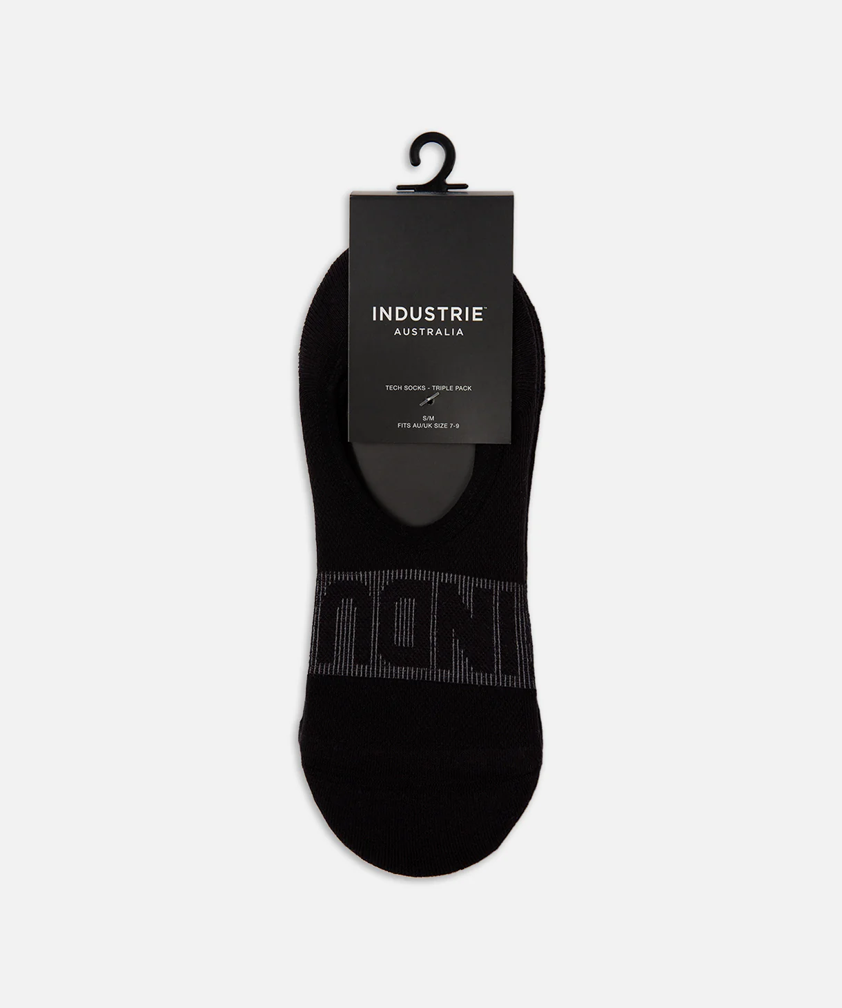 3 Pack Tech Socks - Black - Image 3