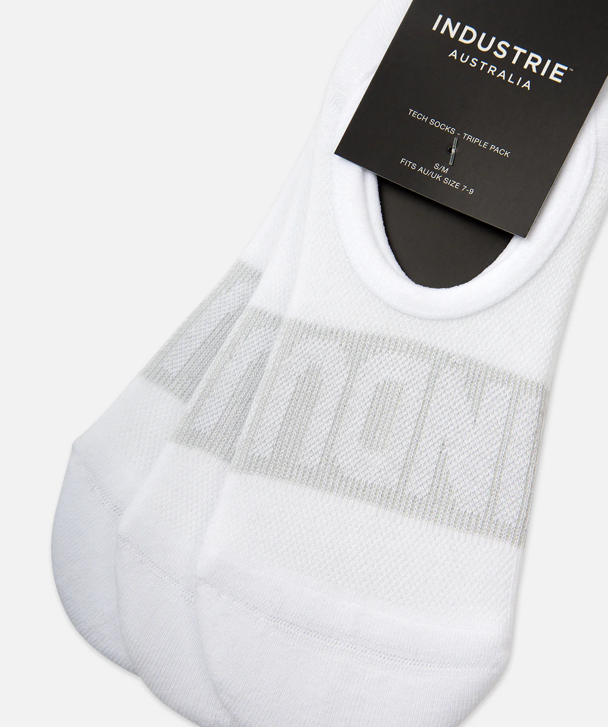 3 Pack Tech Socks - White - Image 2