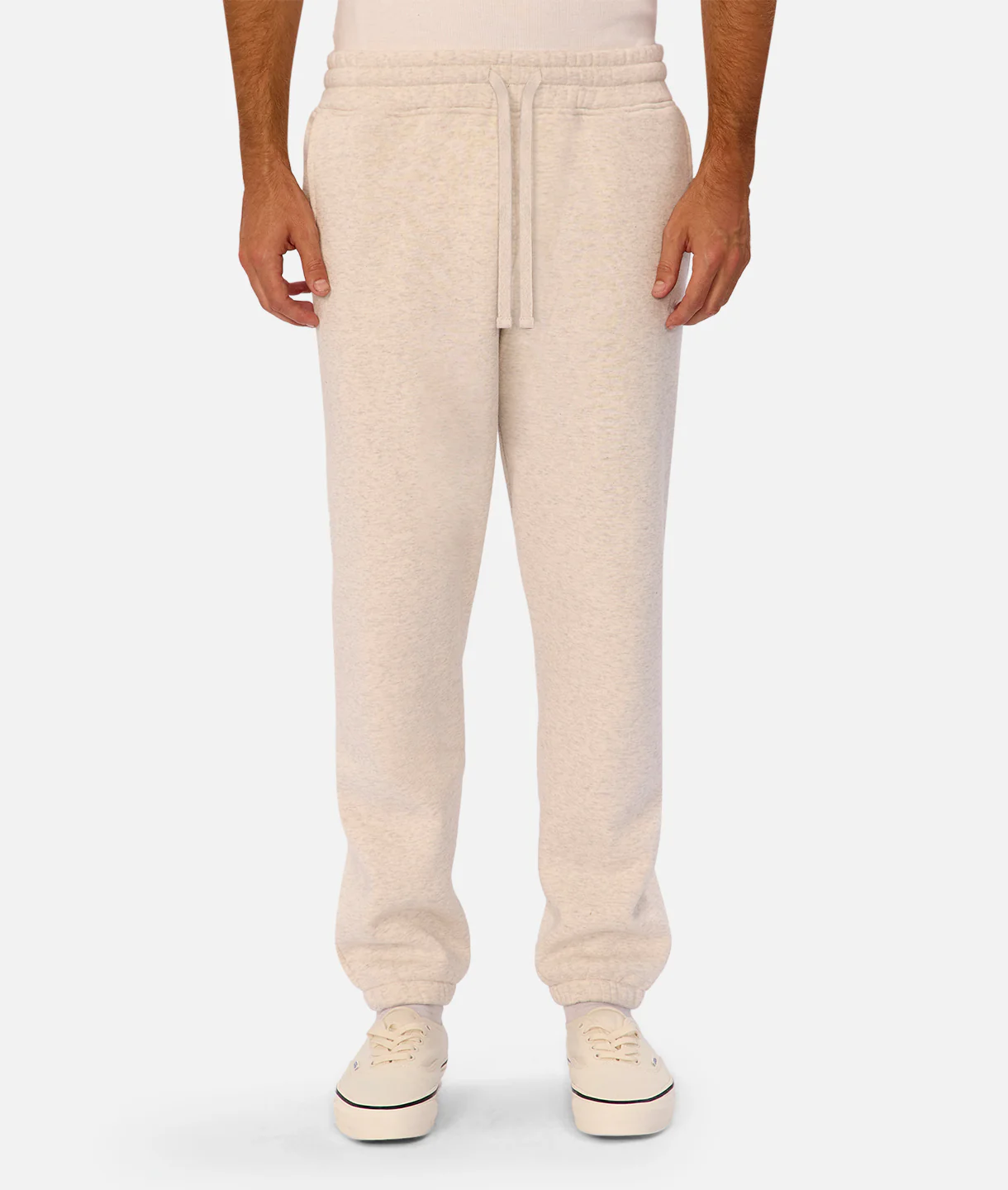 The New Del Sur Marle Sweatpant - Oat Melange