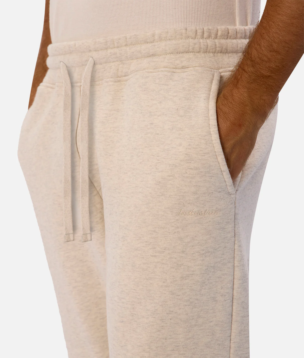 The New Del Sur Marle Sweatpant - Oat Melange - Image 7