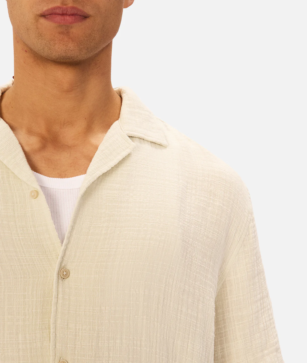 The Seguro Short Sleeve Shirt - Duck Egg - Image 7