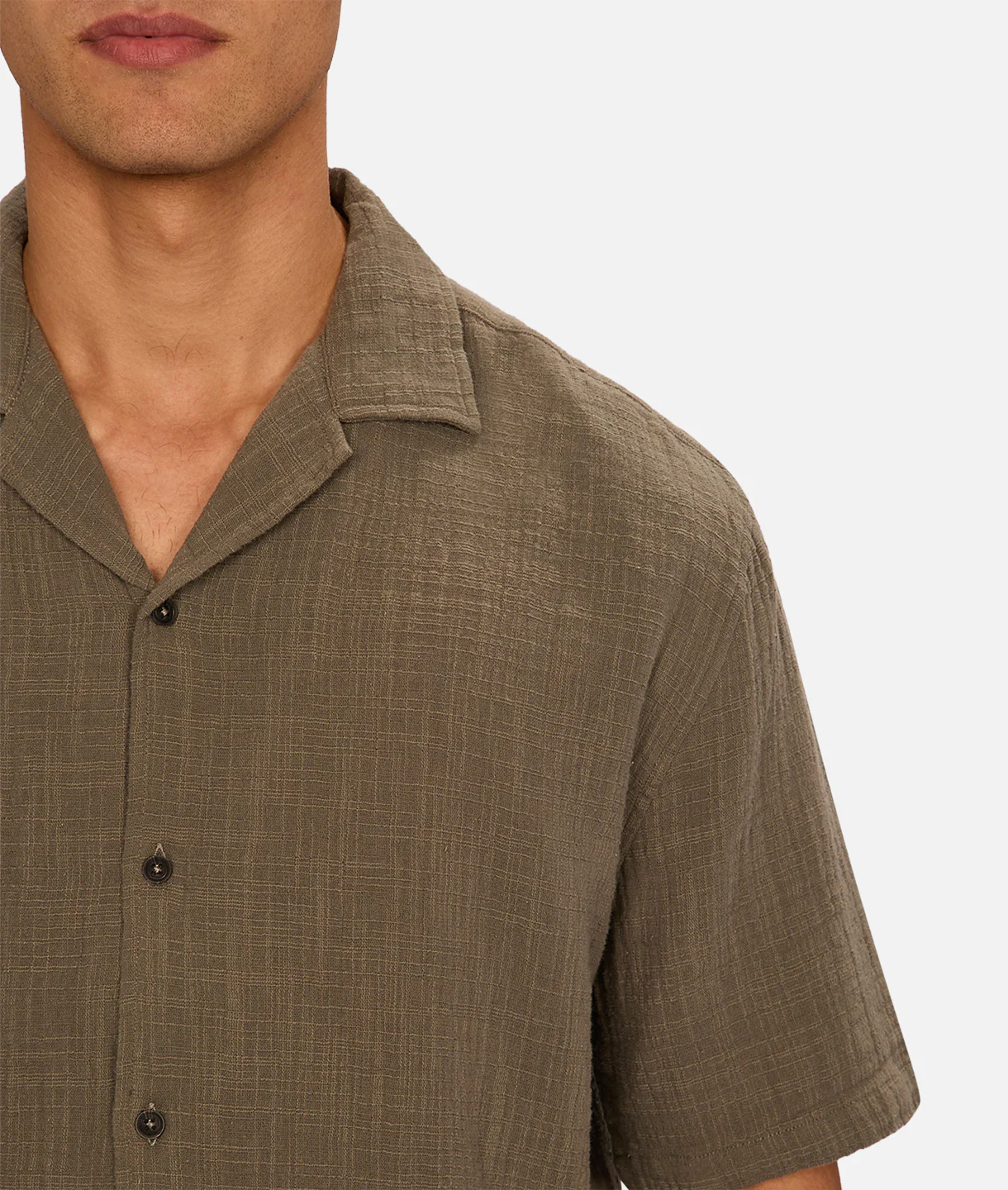 The Seguro Short Sleeve Shirt - Leaf - Image 6