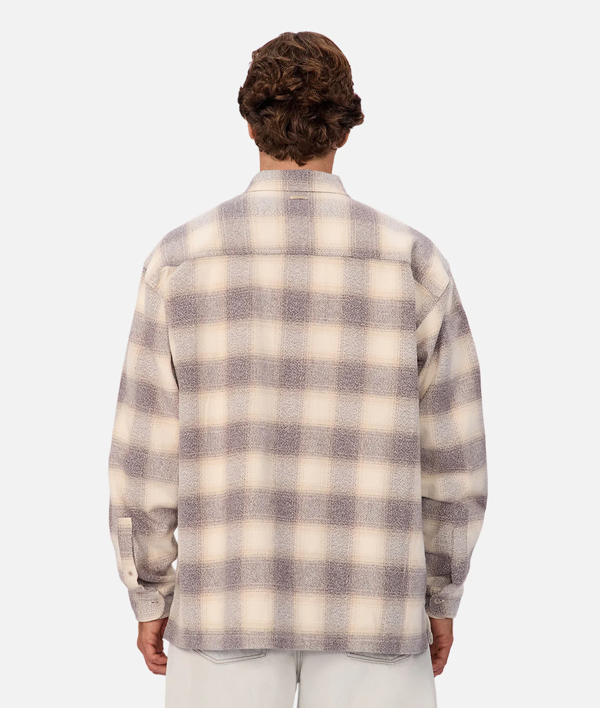 The Everglade Long Sleeve Shirt - Wheat Grey - Image 4