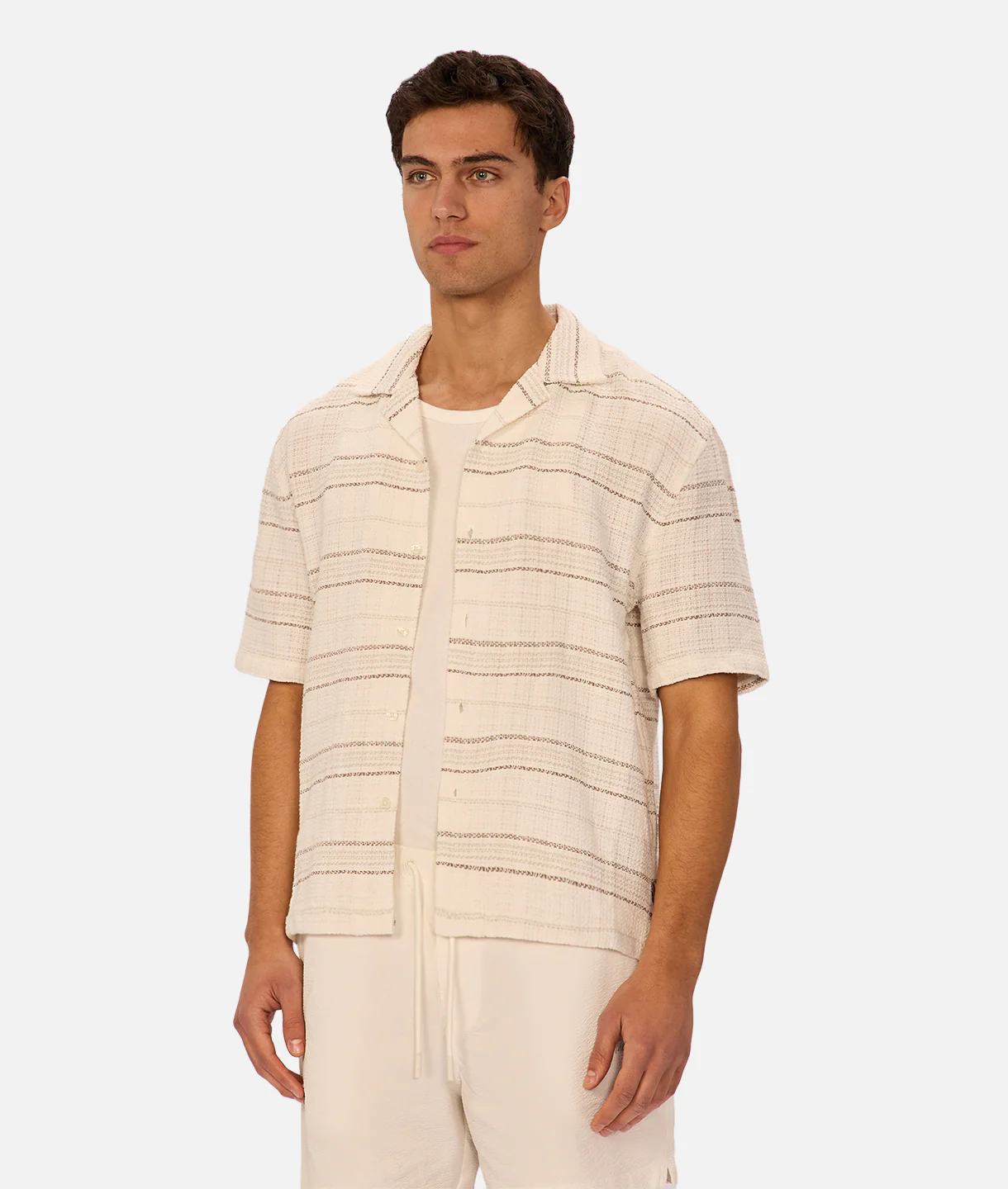 The Caparica Short Sleeve Shirt - Brown - Image 3