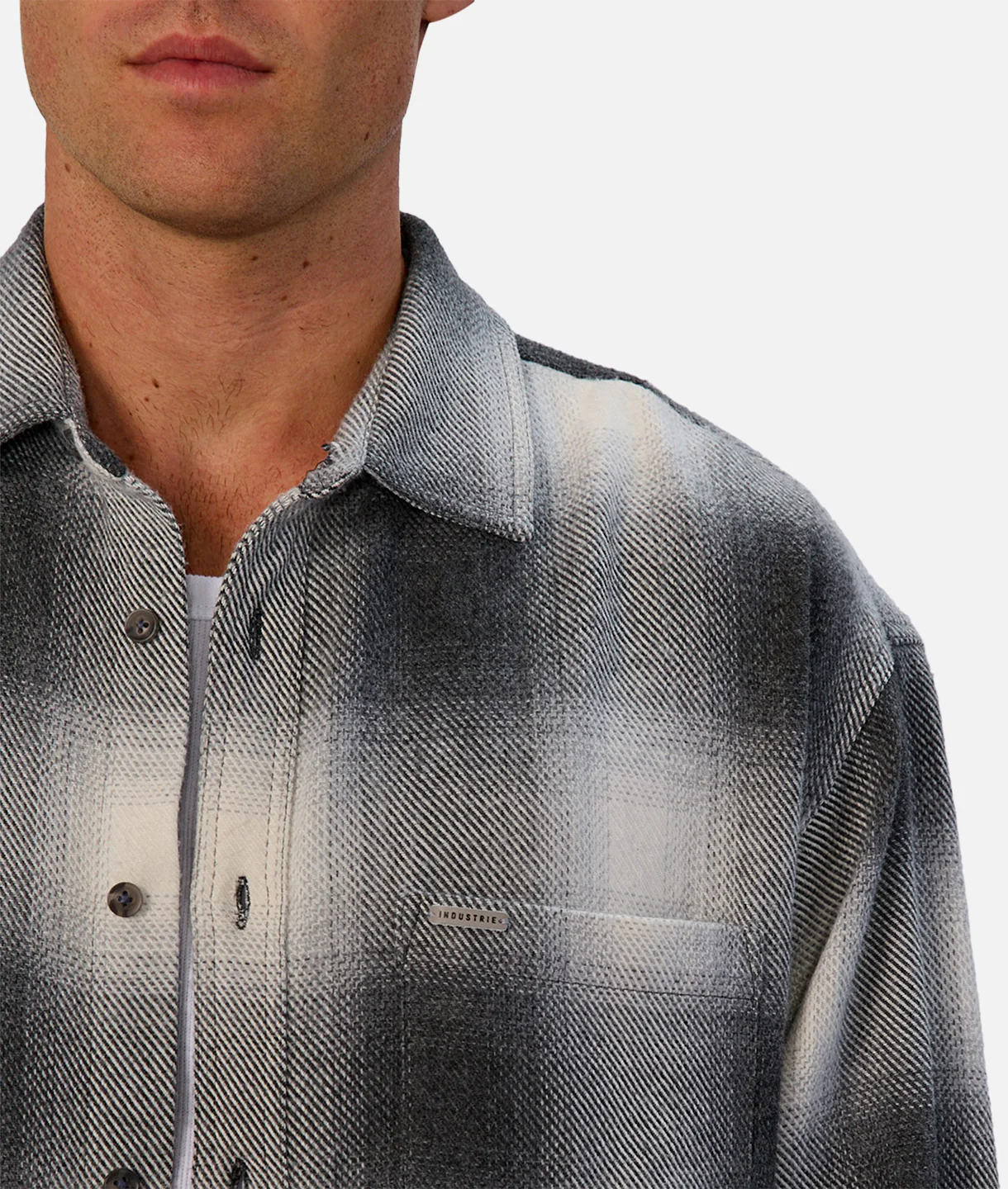 The Highland Long Sleeve Shirt - Charcoal - Image 6