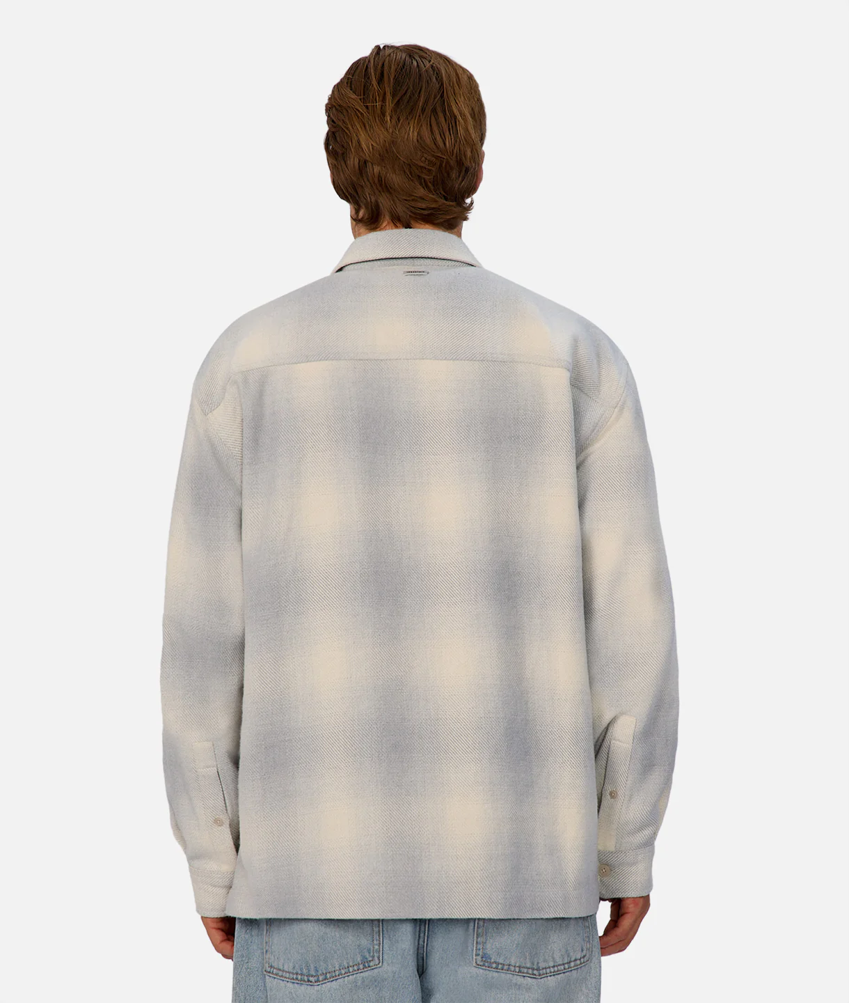 The Highland Long Sleeve Shirt - Grey Combo - Image 4