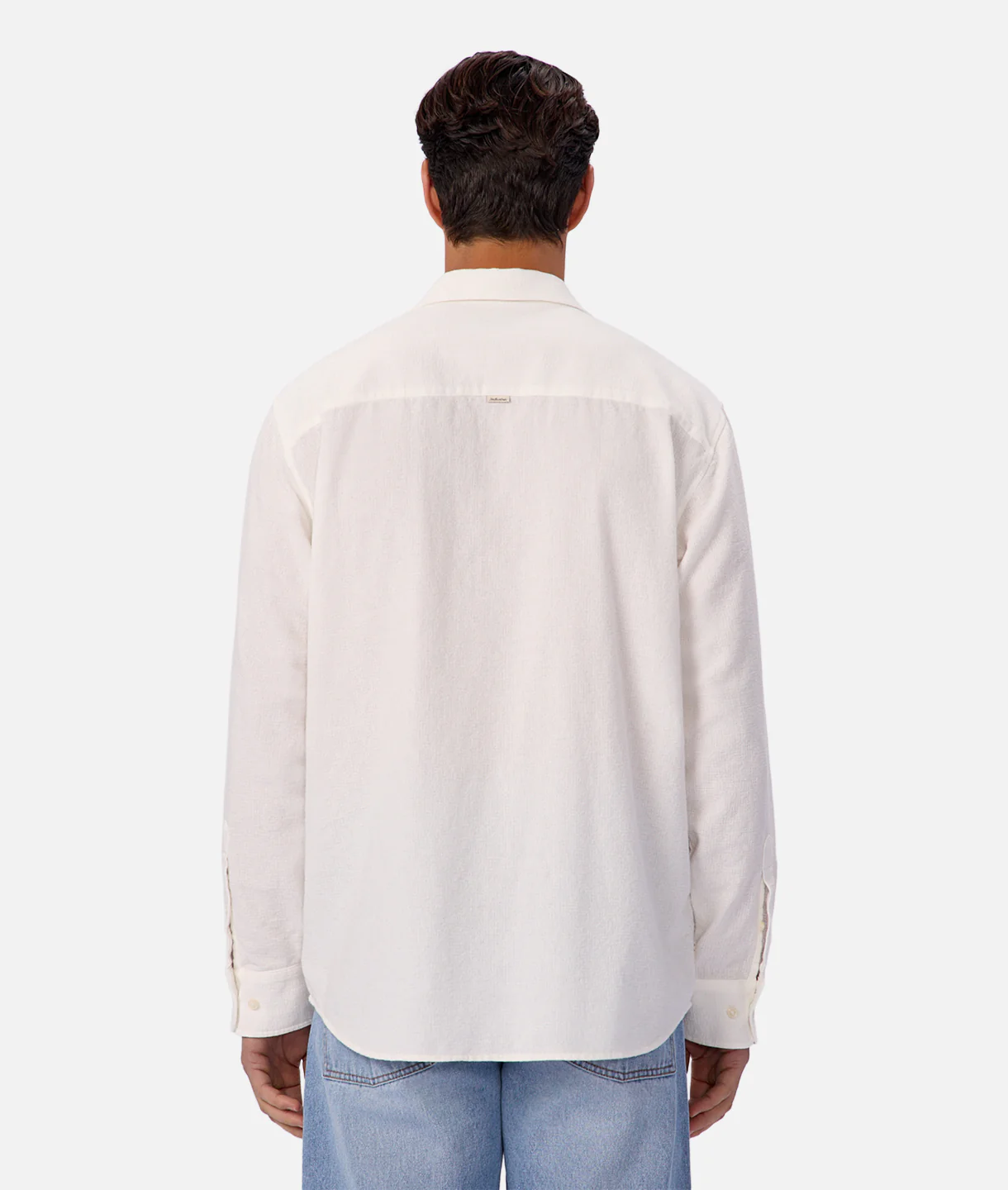 The Marbella Long Sleeve Shirt - Cream - Image 4