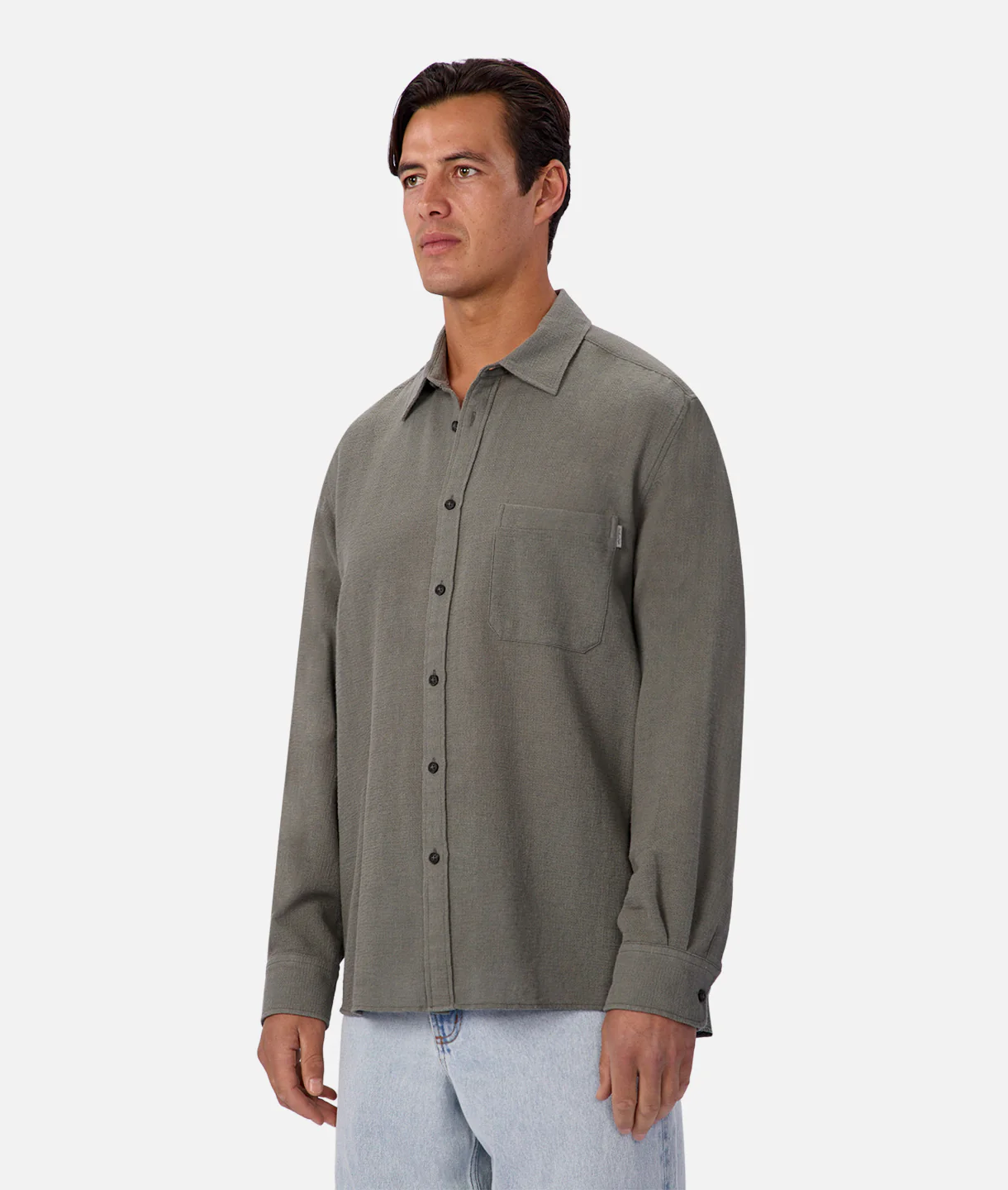 The Marbella Long Sleeve Shirt - Everglade - Image 3