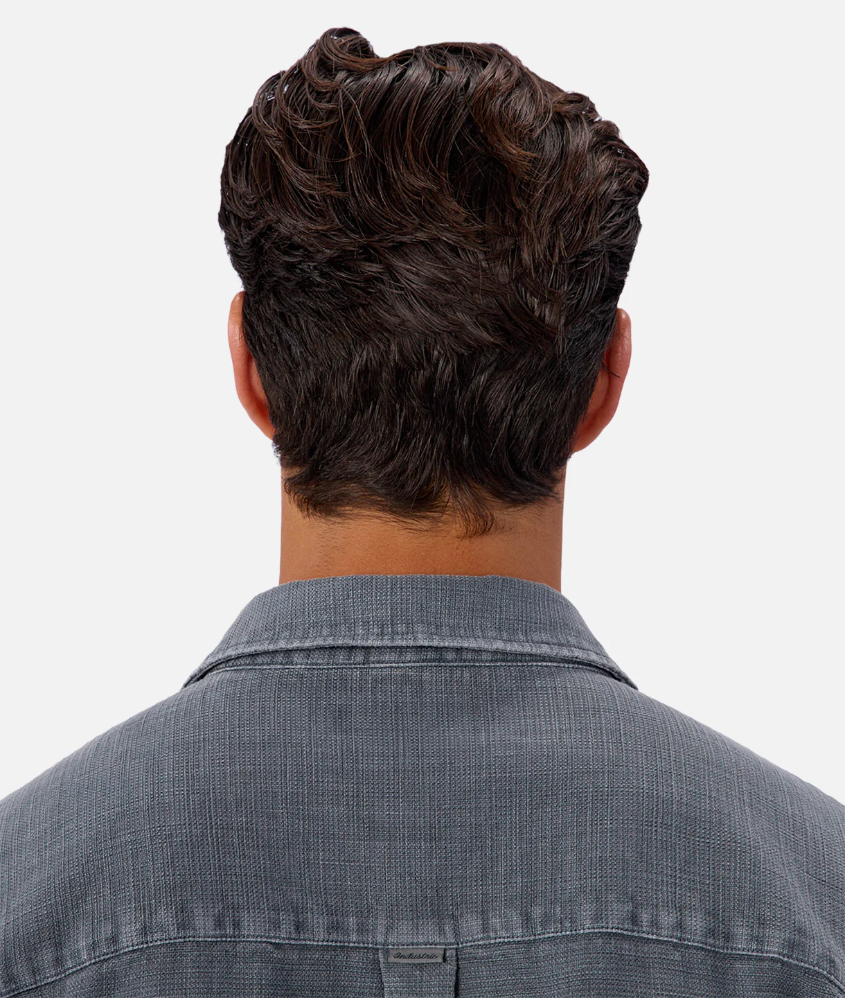 The Lisbon Long Sleeve Shirt - Blue Steel - Image 7