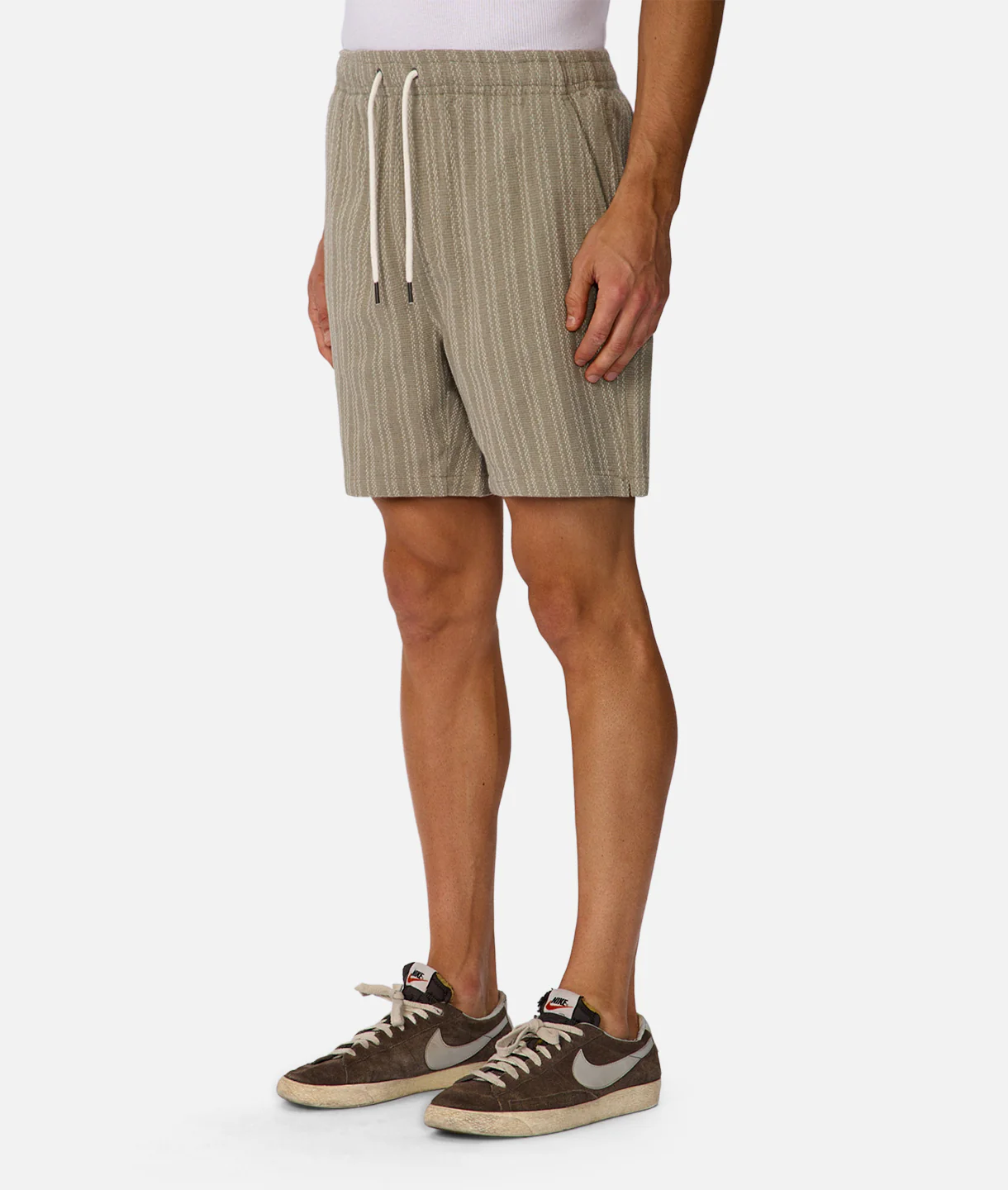 The Ignazio Drawcord Short - Olive Stone - Image 3