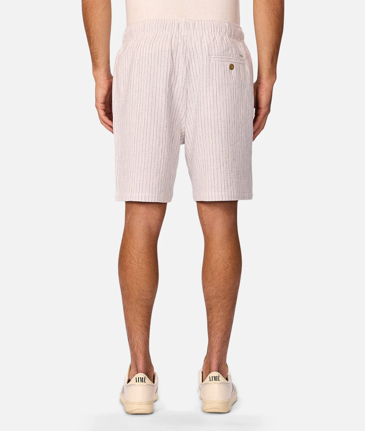 The Frescati Short - Off White / Blue Grey - Image 4