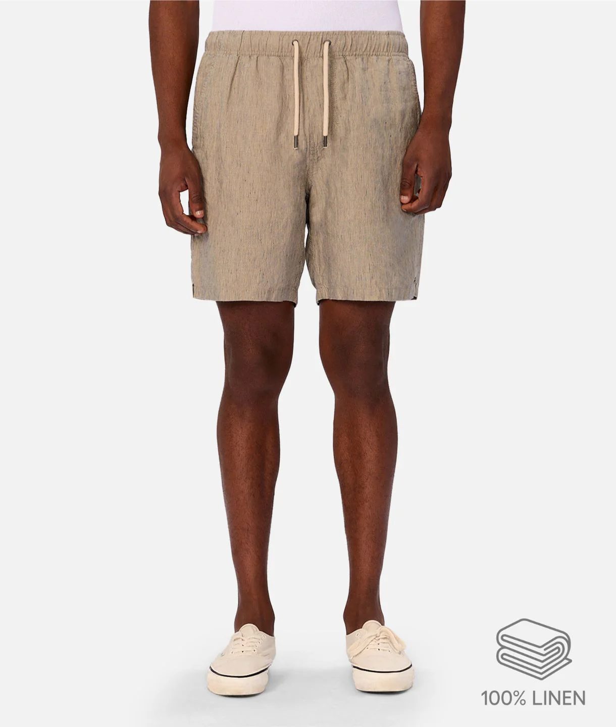 The Summerland Short - Taupe / Navy