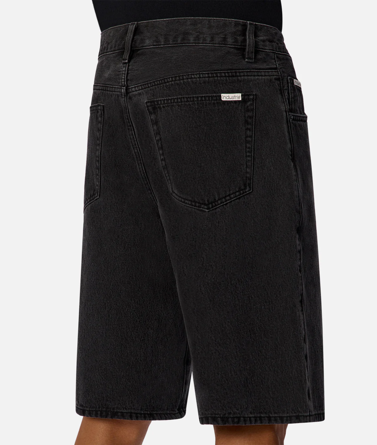 The Carolina Denim Short - Vintage Black - Image 6