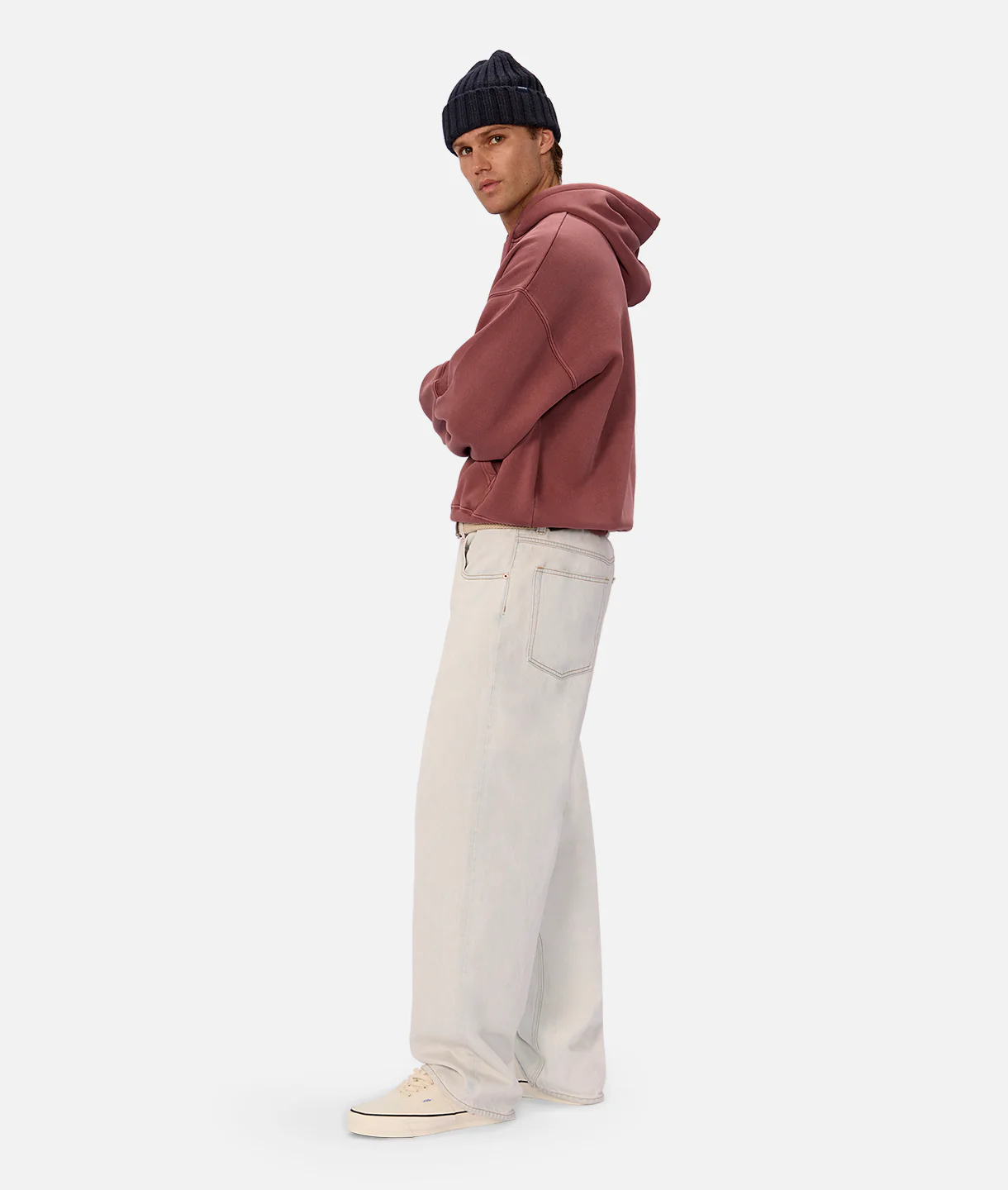 The New Del Sur Washed Hoodie - Oxblood - Image 2
