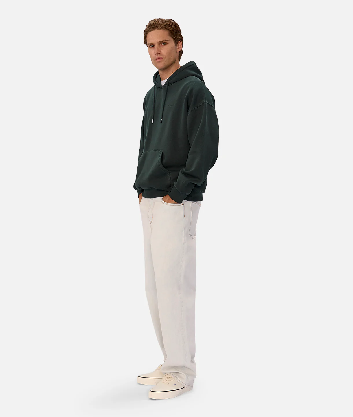 The New Del Sur Washed Hoodie - Rich Green - Image 3