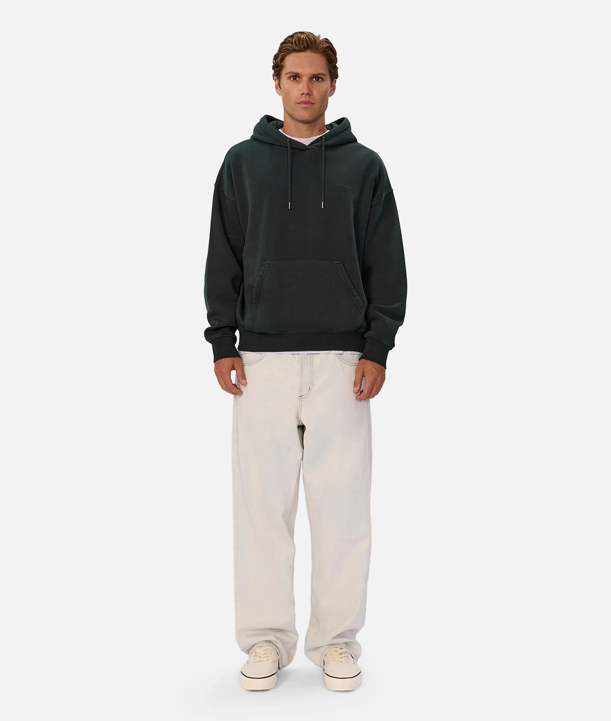 The New Del Sur Washed Hoodie - Rich Green - Image 5