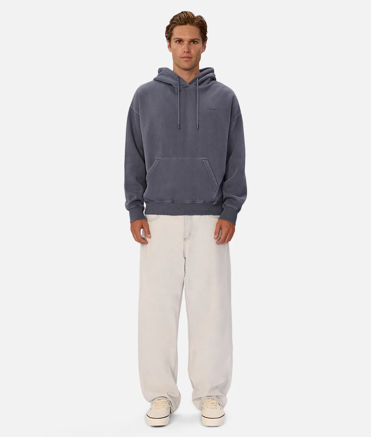 The New Del Sur Washed Hoodie - Washed Cadet - Image 4