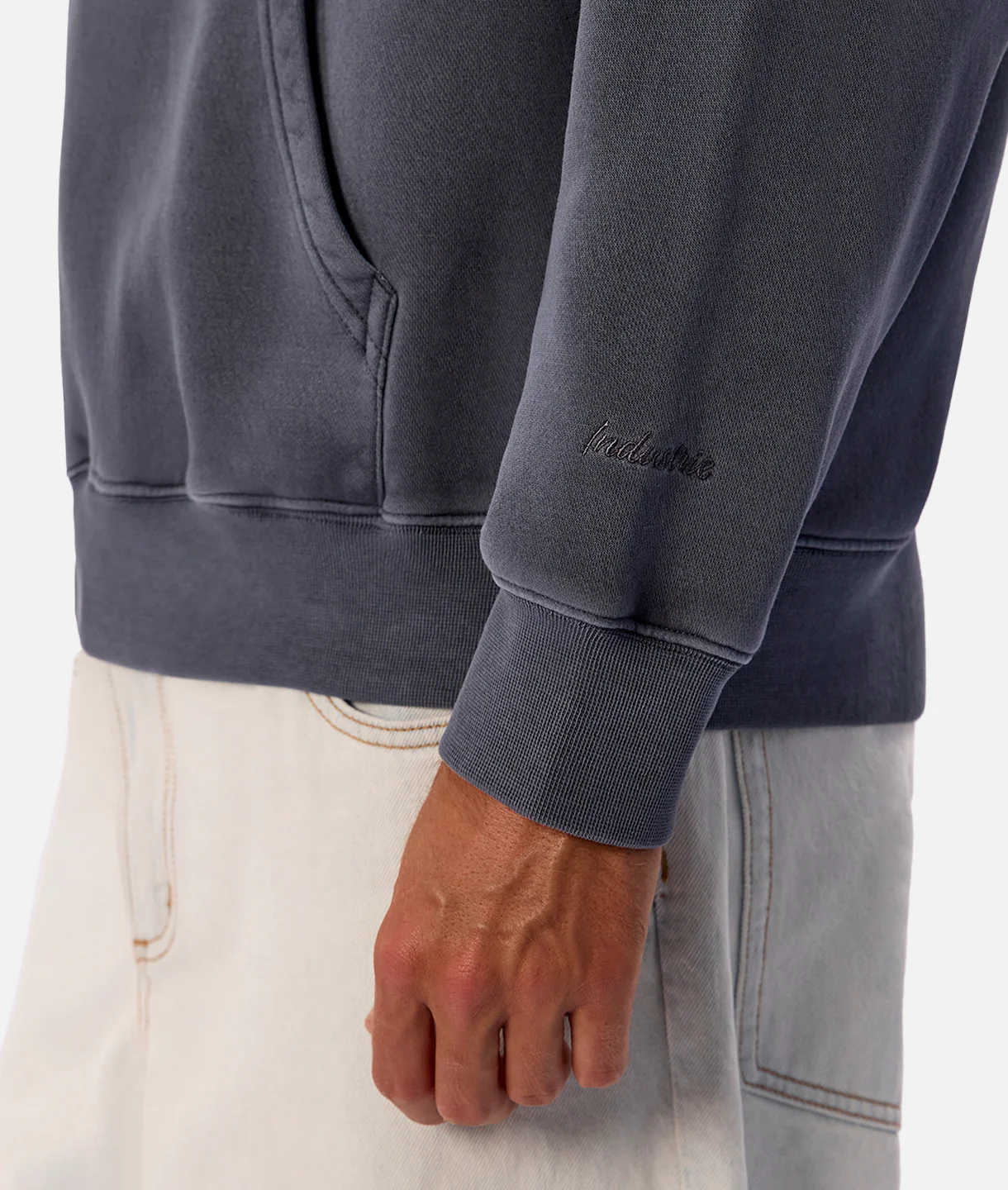 The New Del Sur Washed Hoodie - Washed Cadet - Image 6