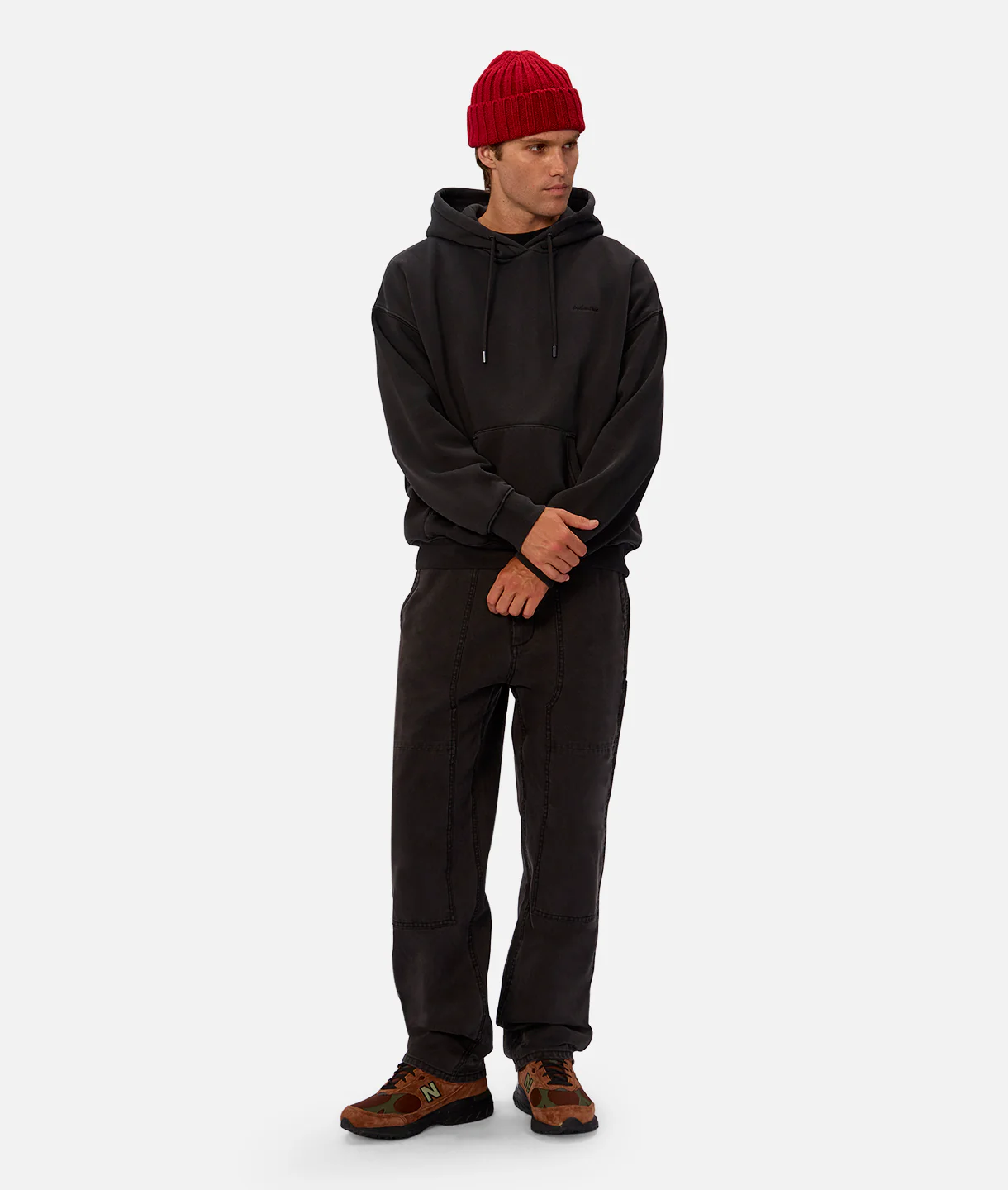 The New Del Sur Washed Hoodie - Washed Black - Image 10