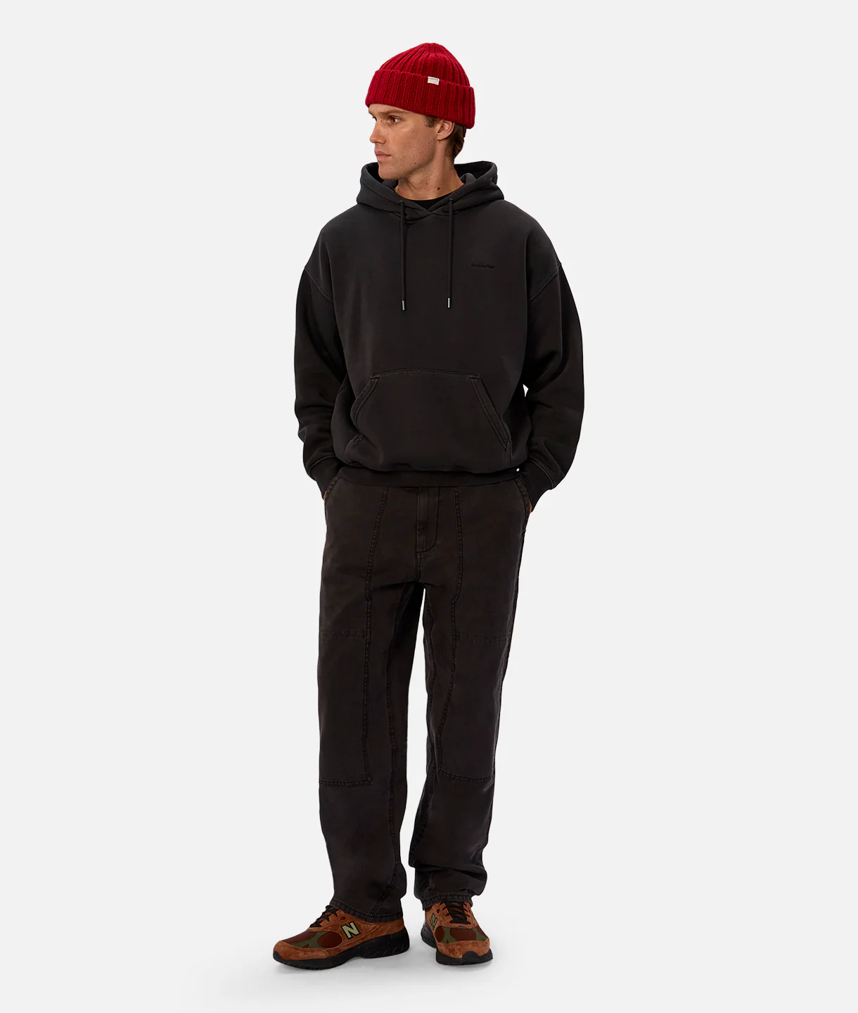 The New Del Sur Washed Hoodie - Washed Black - Image 11