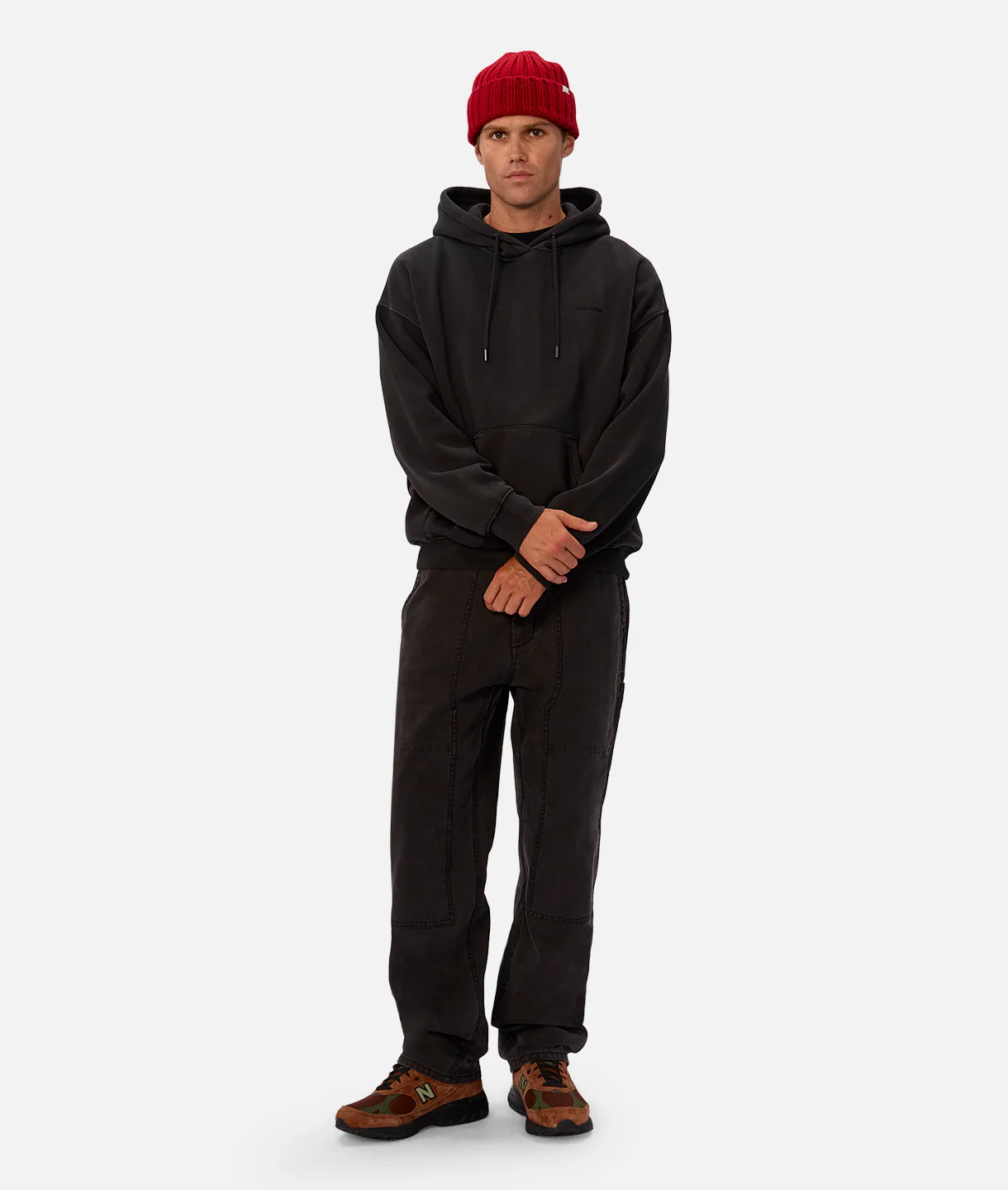 The New Del Sur Washed Hoodie - Washed Black - Image 2