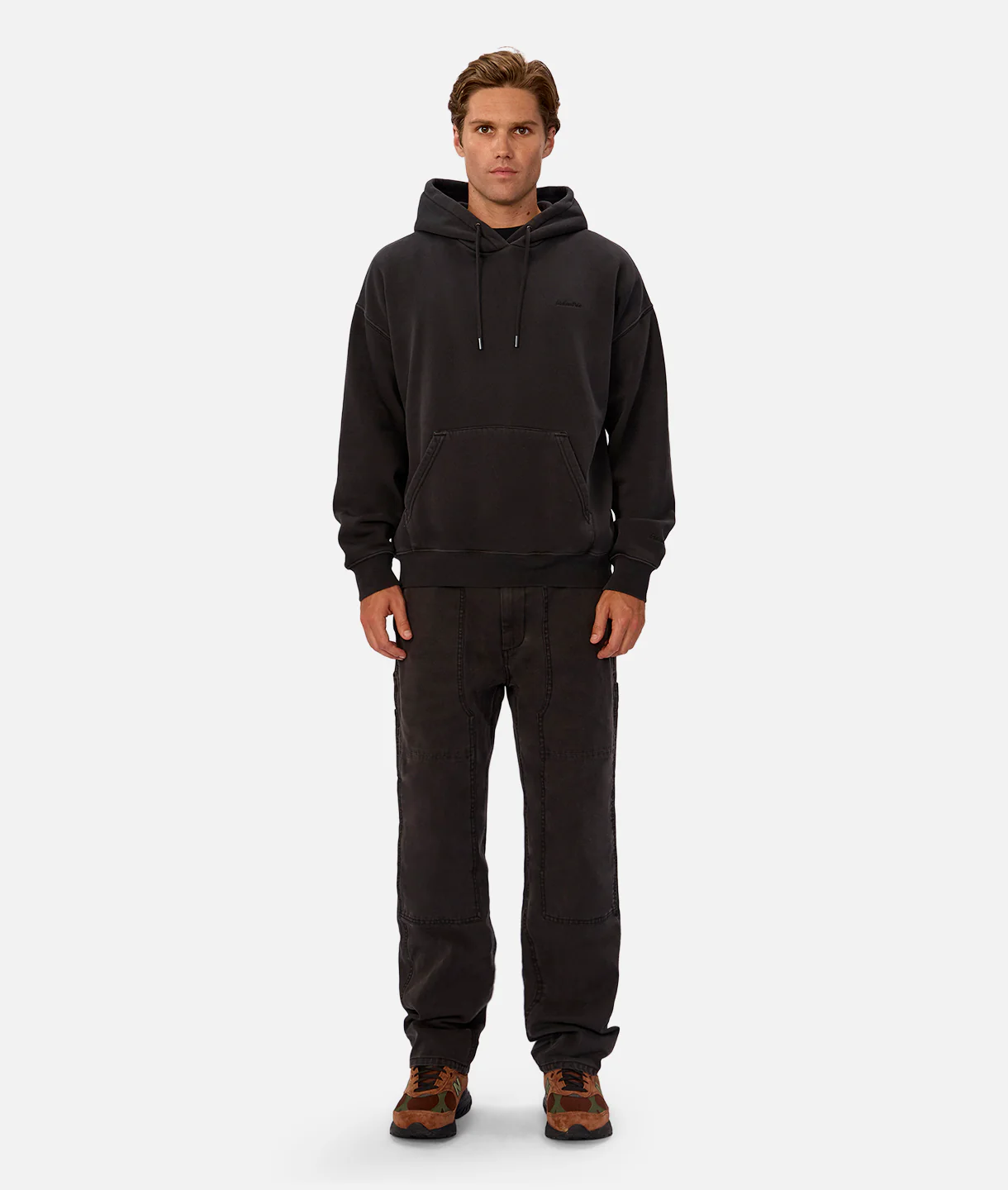 The New Del Sur Washed Hoodie - Washed Black - Image 5