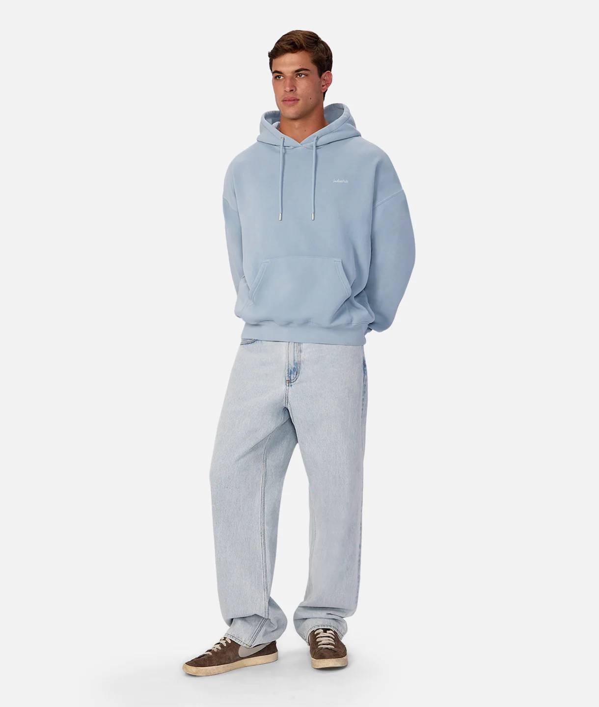 The New Del Sur Washed Hoodie - Water Blue - Image 2